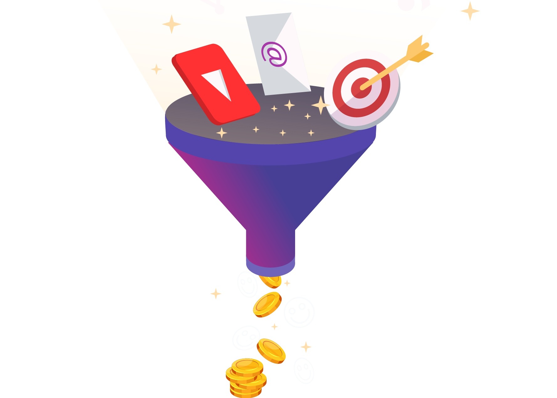 Воронка продаж иконка