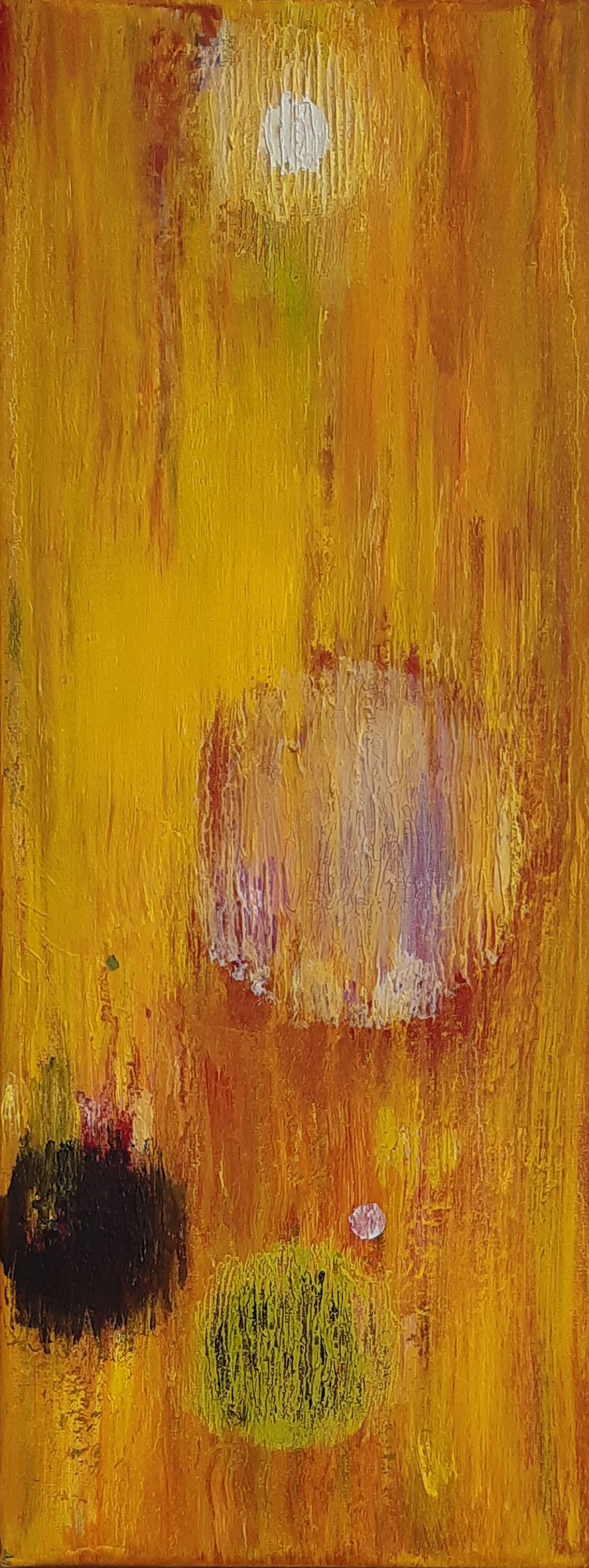 Tuin 2018, olieverf op linnen, 20 x 50 cm