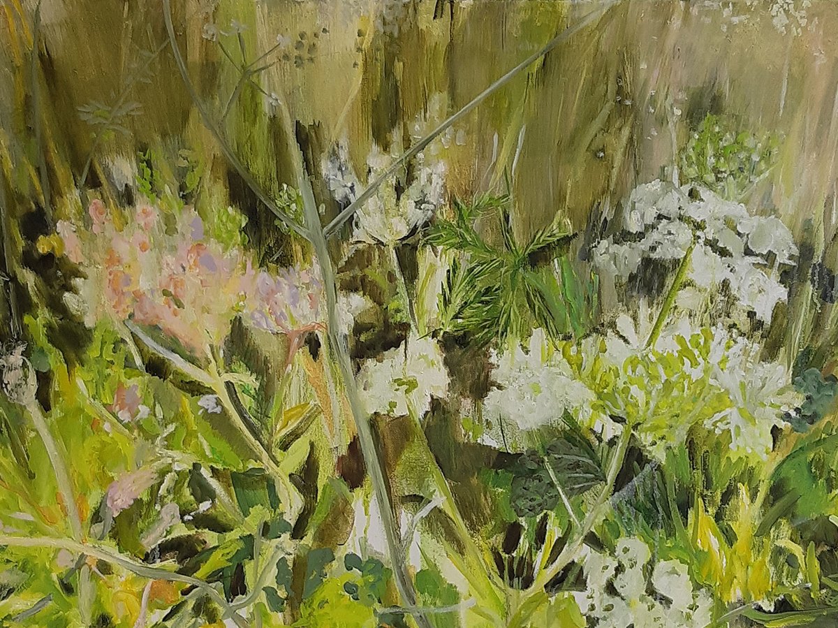 Berm Eindhoven 2020, olieverf op linnen, 70 x 100