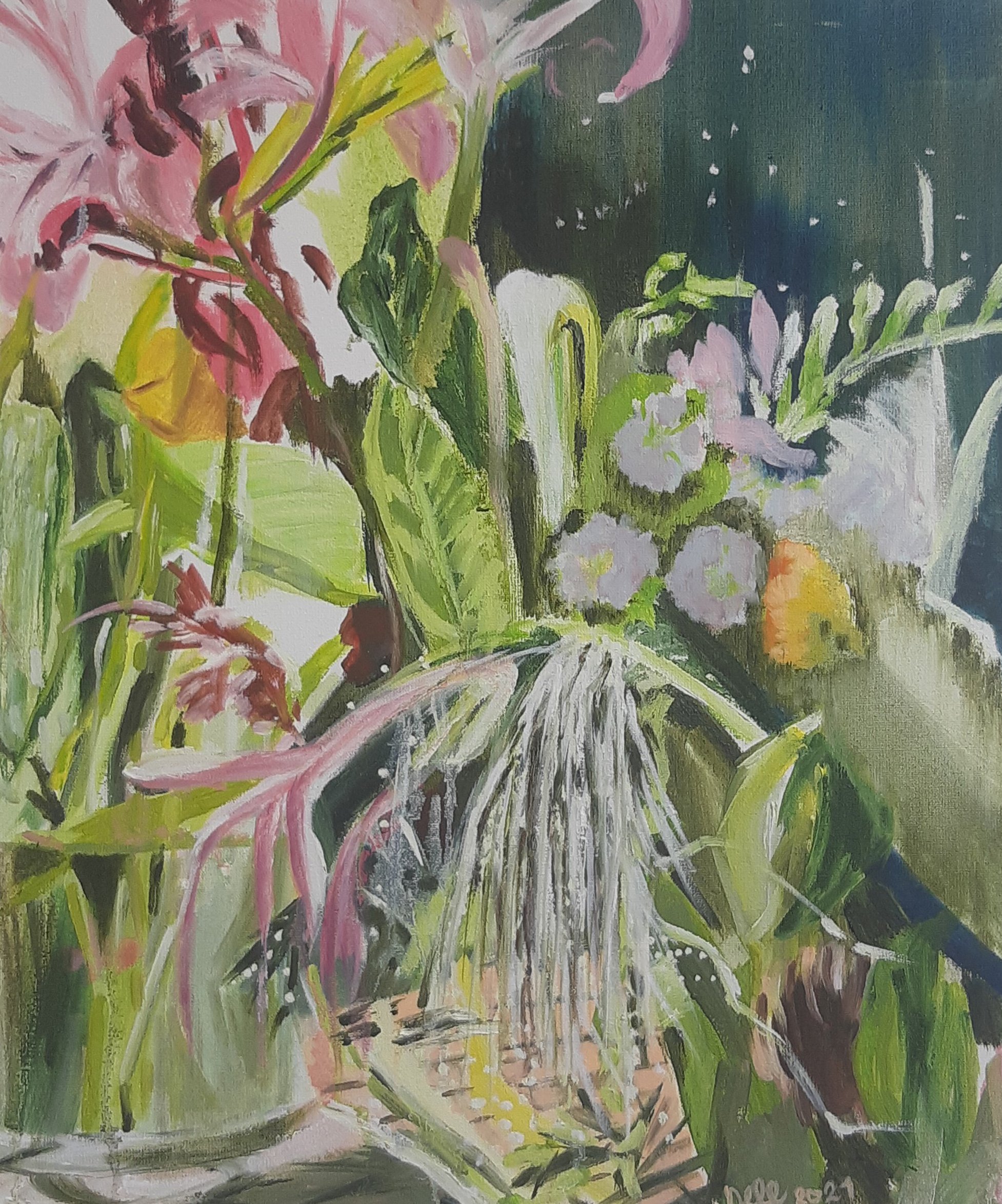 I.M.M. 2021, olieverf op linnen, 50 x 60 cm