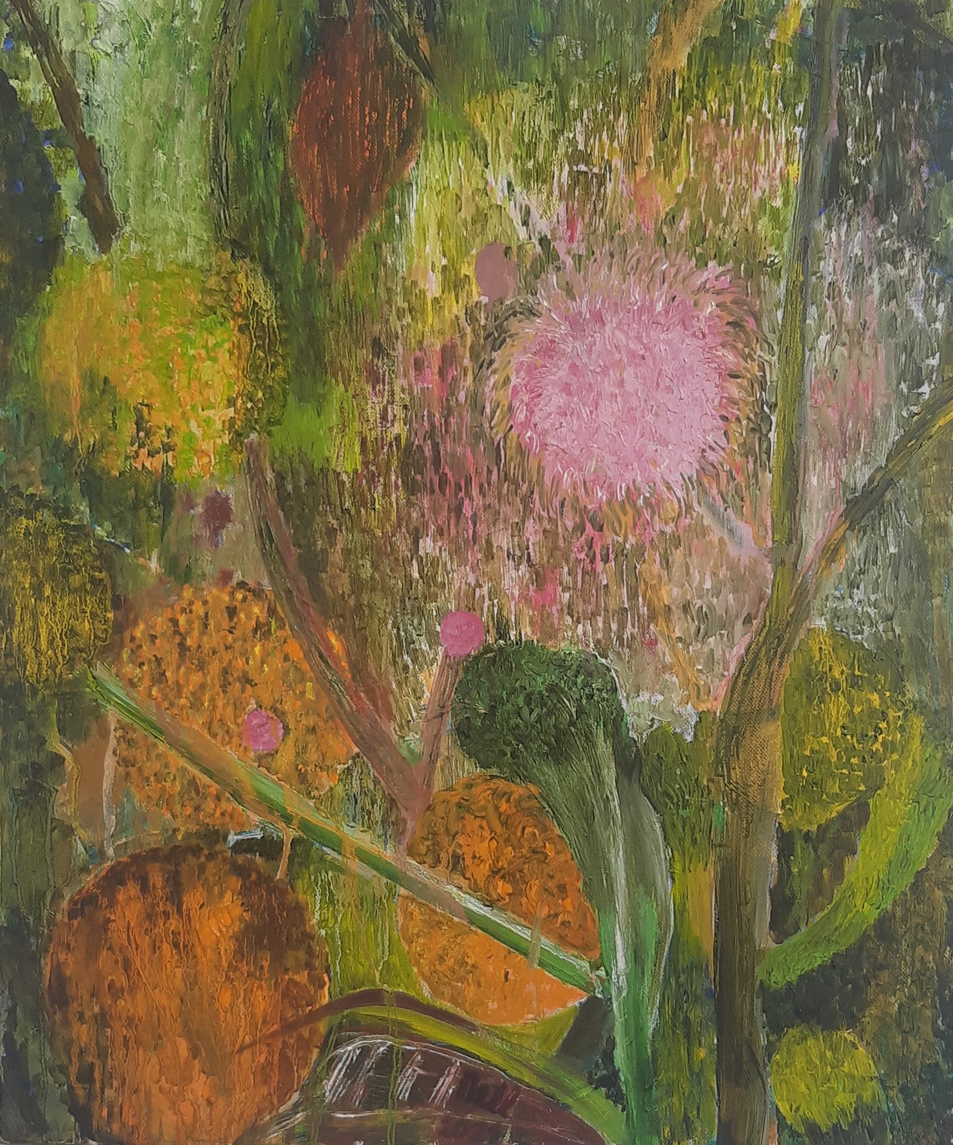 I.M.M. 2021, olieverf op linnen, 50 x 60 cm