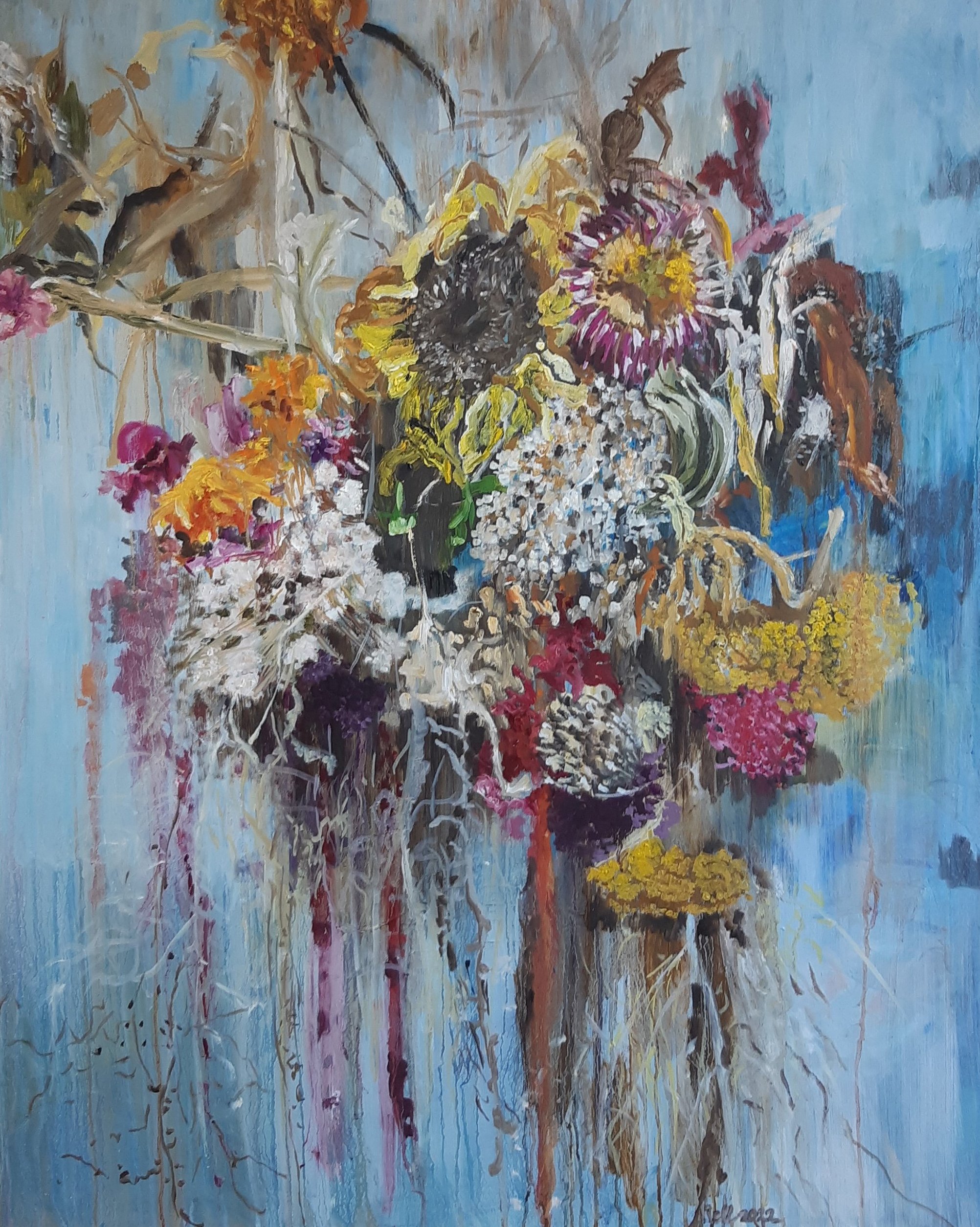 prélude 2 2021, olieverf op linnen, 80 x 100 cm
