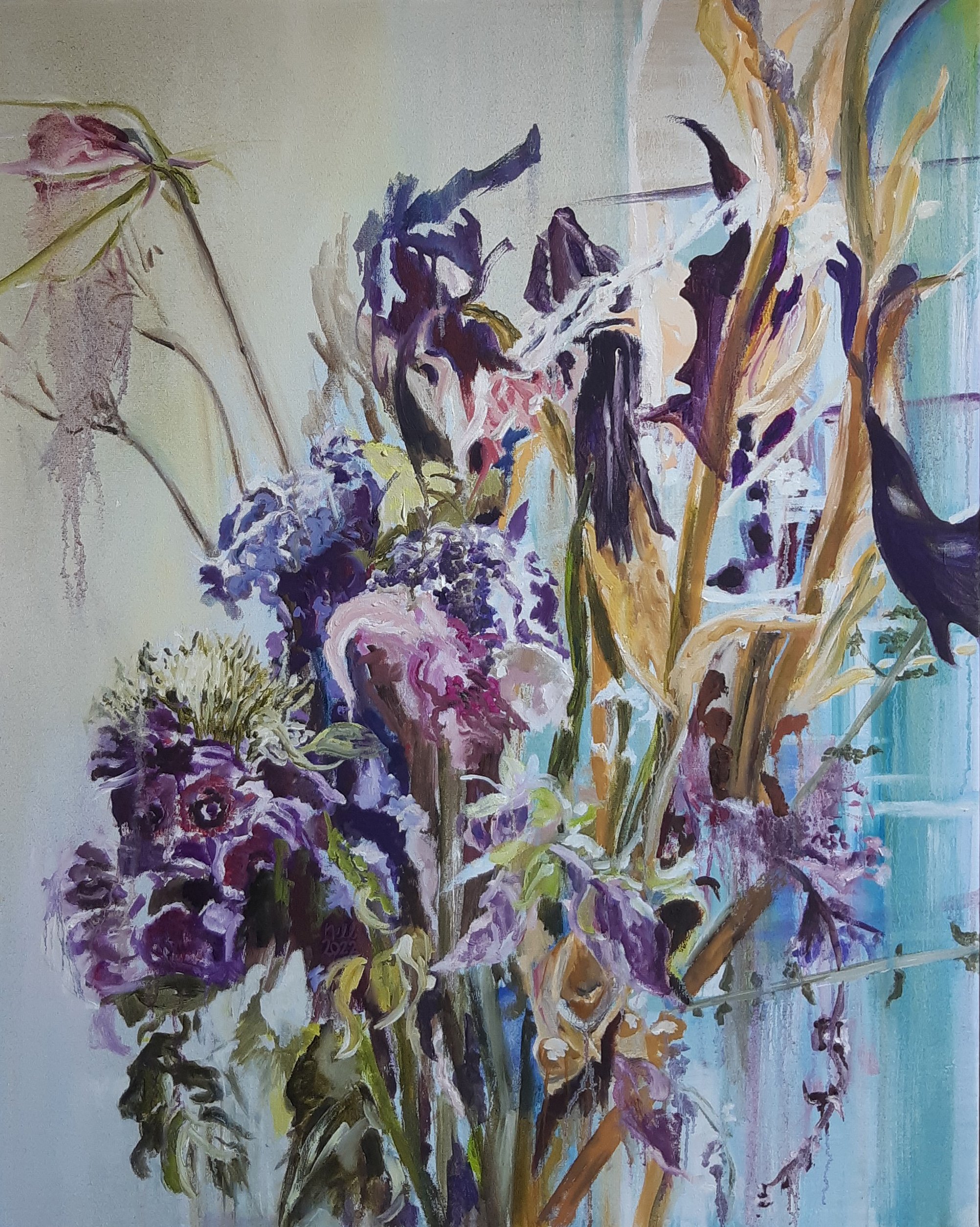 prélude 3 2021, olieverf op linnen, 80 x 100 cm