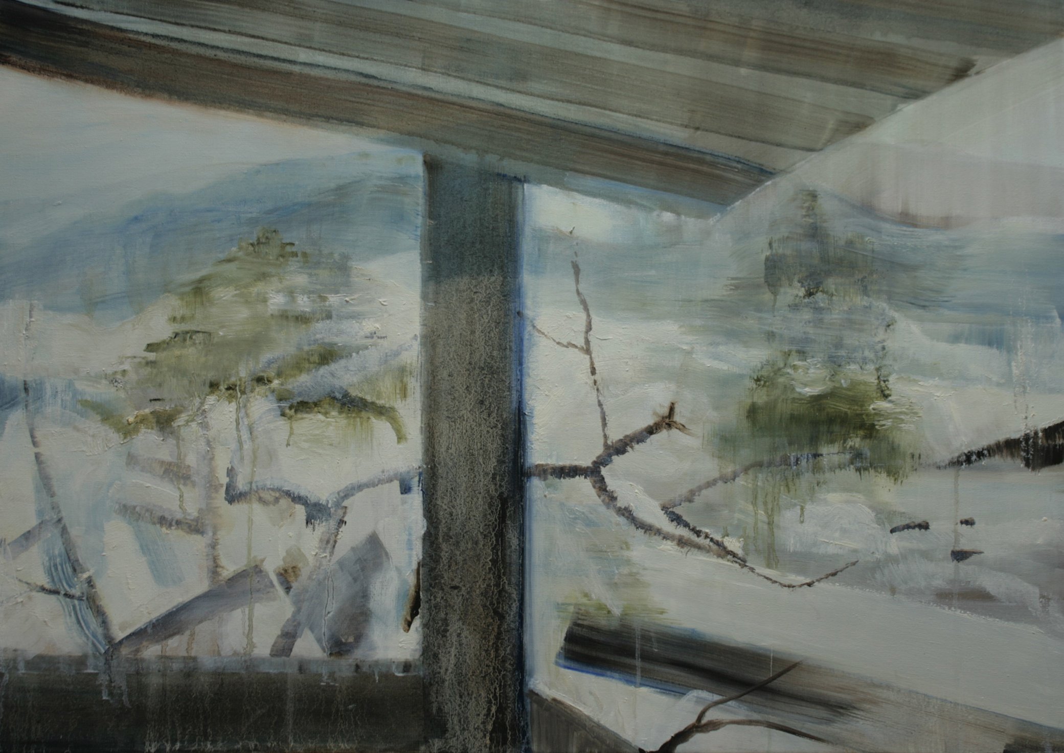 Winter 2017, olieverf op linnen, 70 x 100 cm