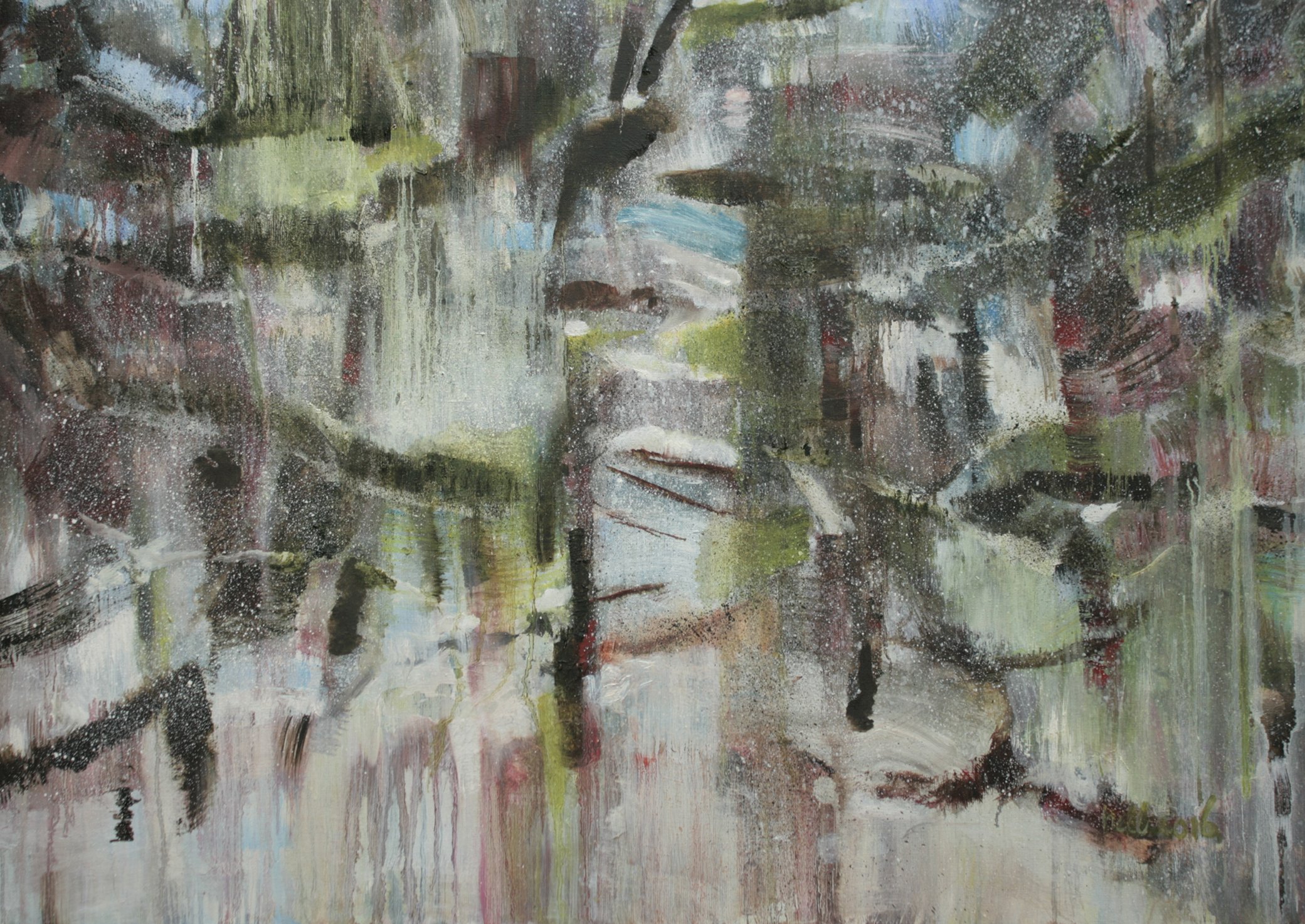 Winter 2017, olieverf op linnen, 70 x 100 cm