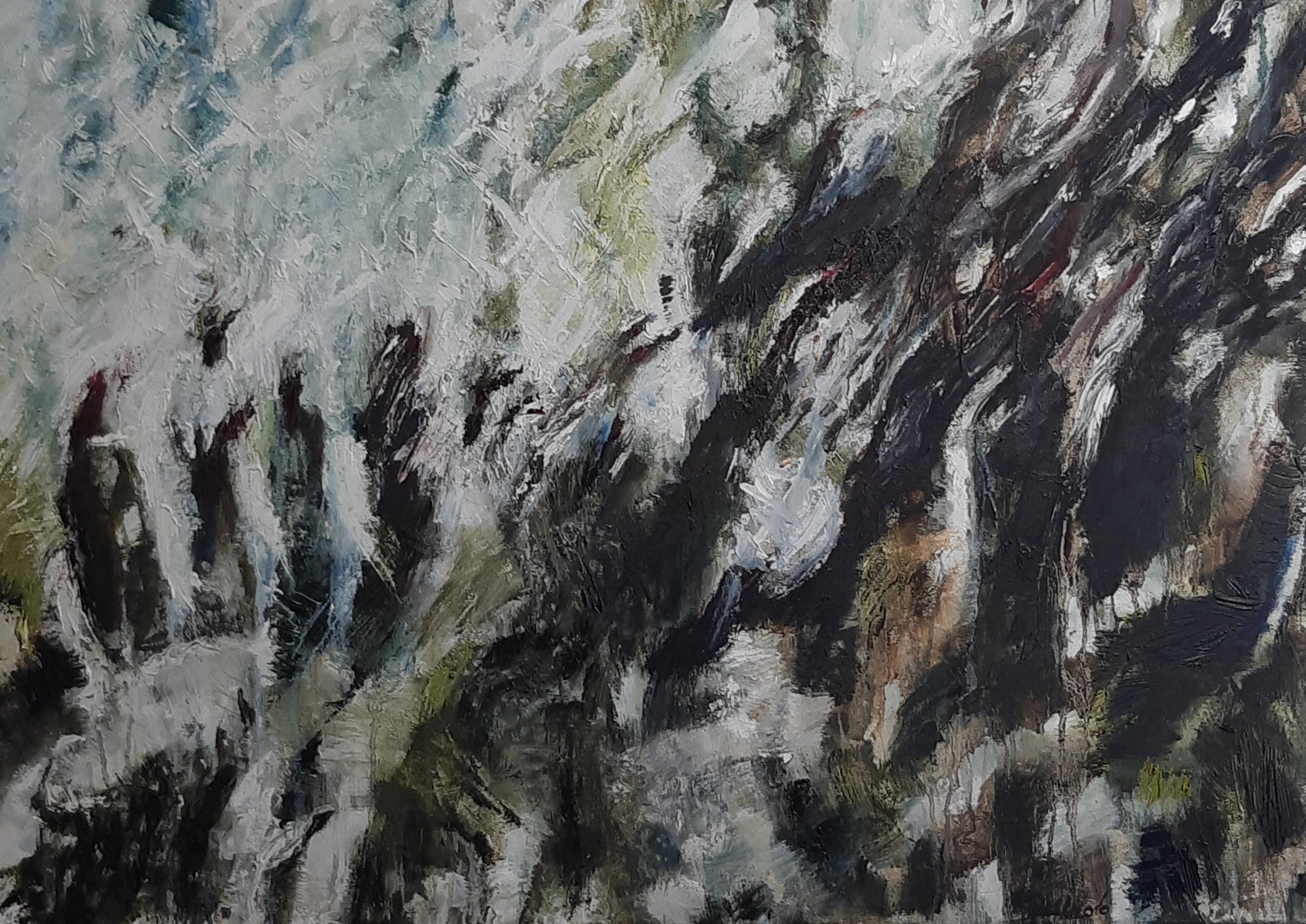 Winter 2016, olieverf op linnen, 70 x 100 cm