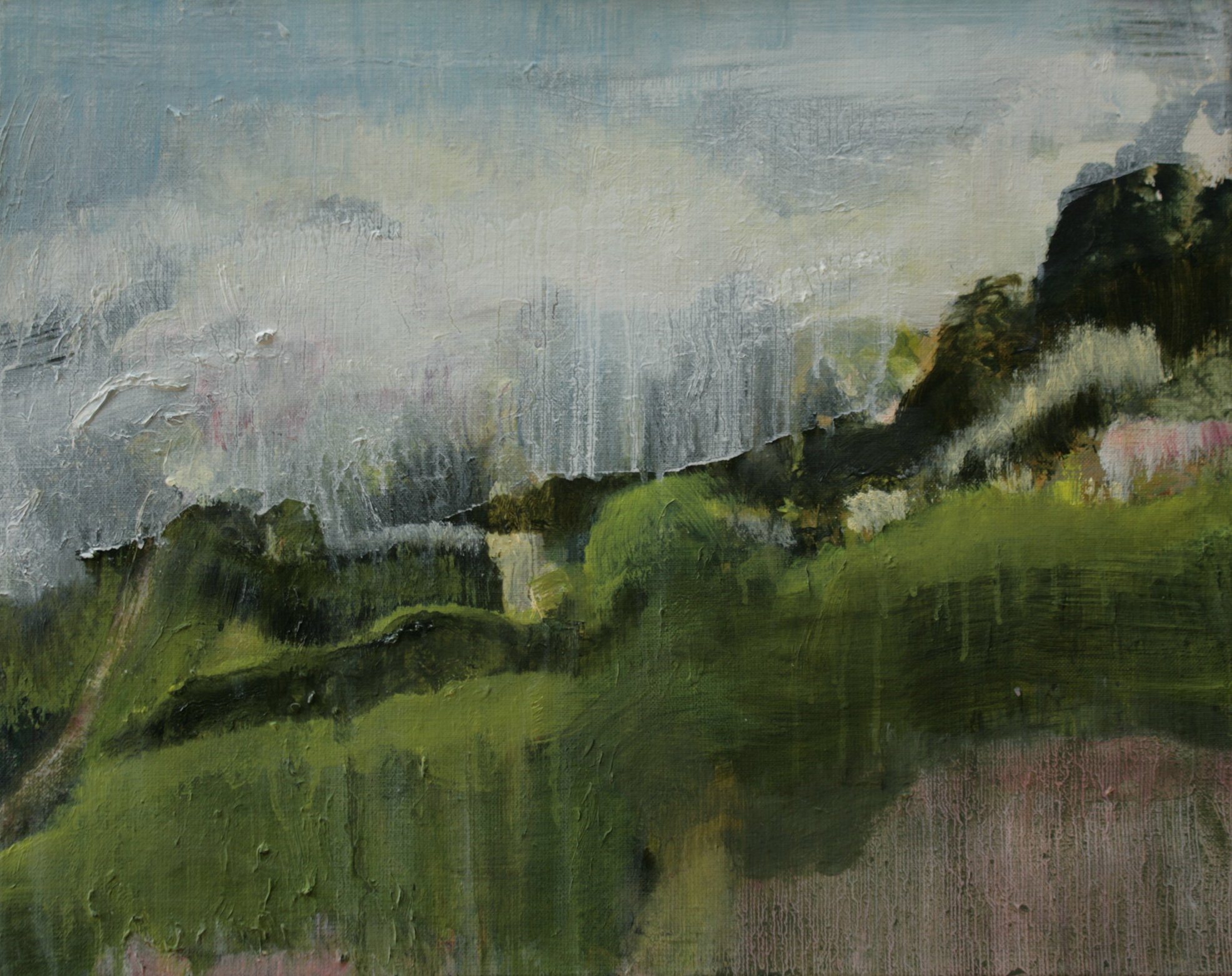 Winter 2018, olieverf op linnen, 40 x 50 cm