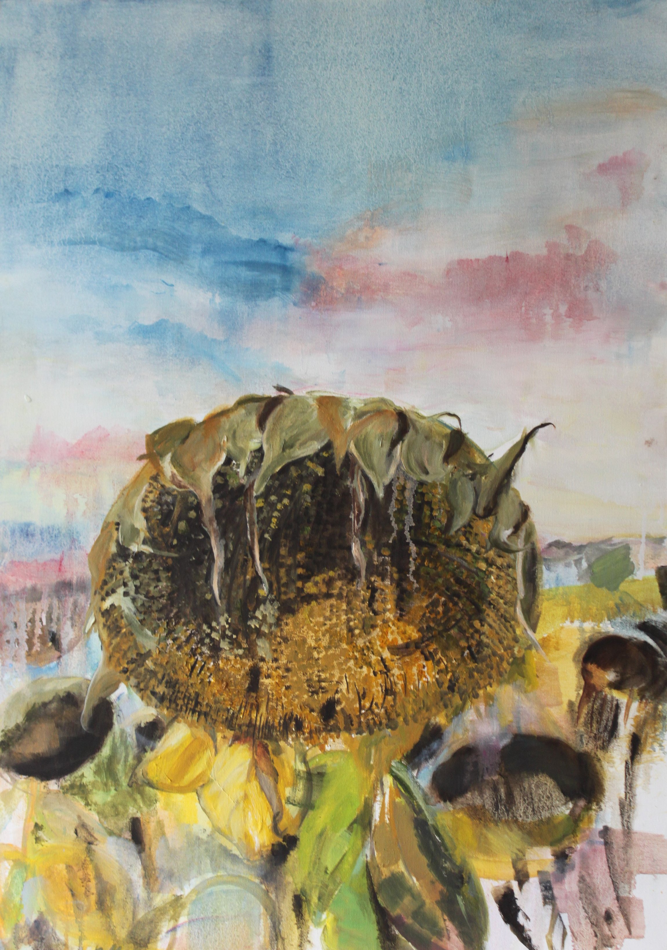 Avondschemering 2015, olieverf op linnen, 70 x 100 cm