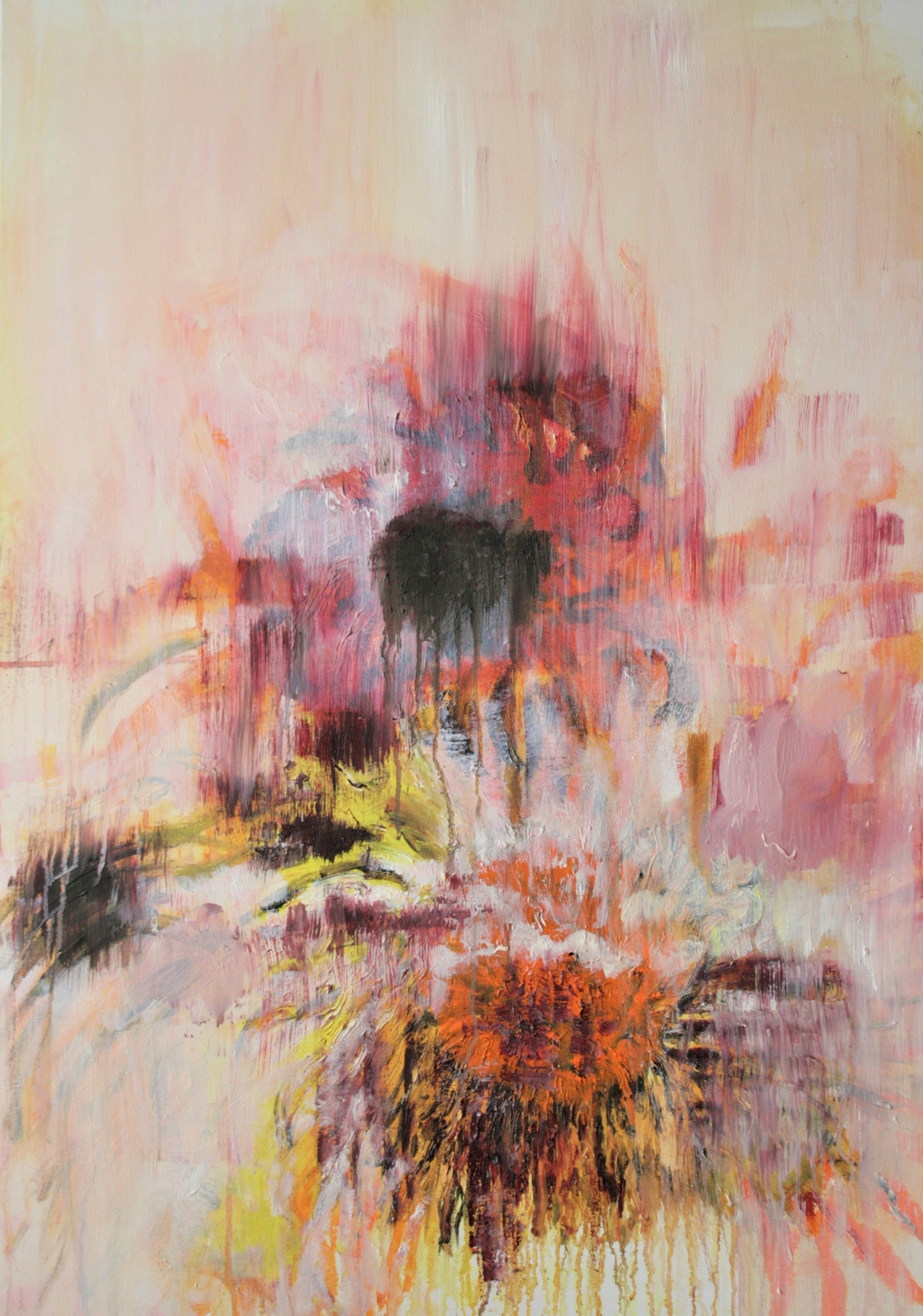 Zomergekte 2018, olieverf op linnen, 70 x 100 cm
