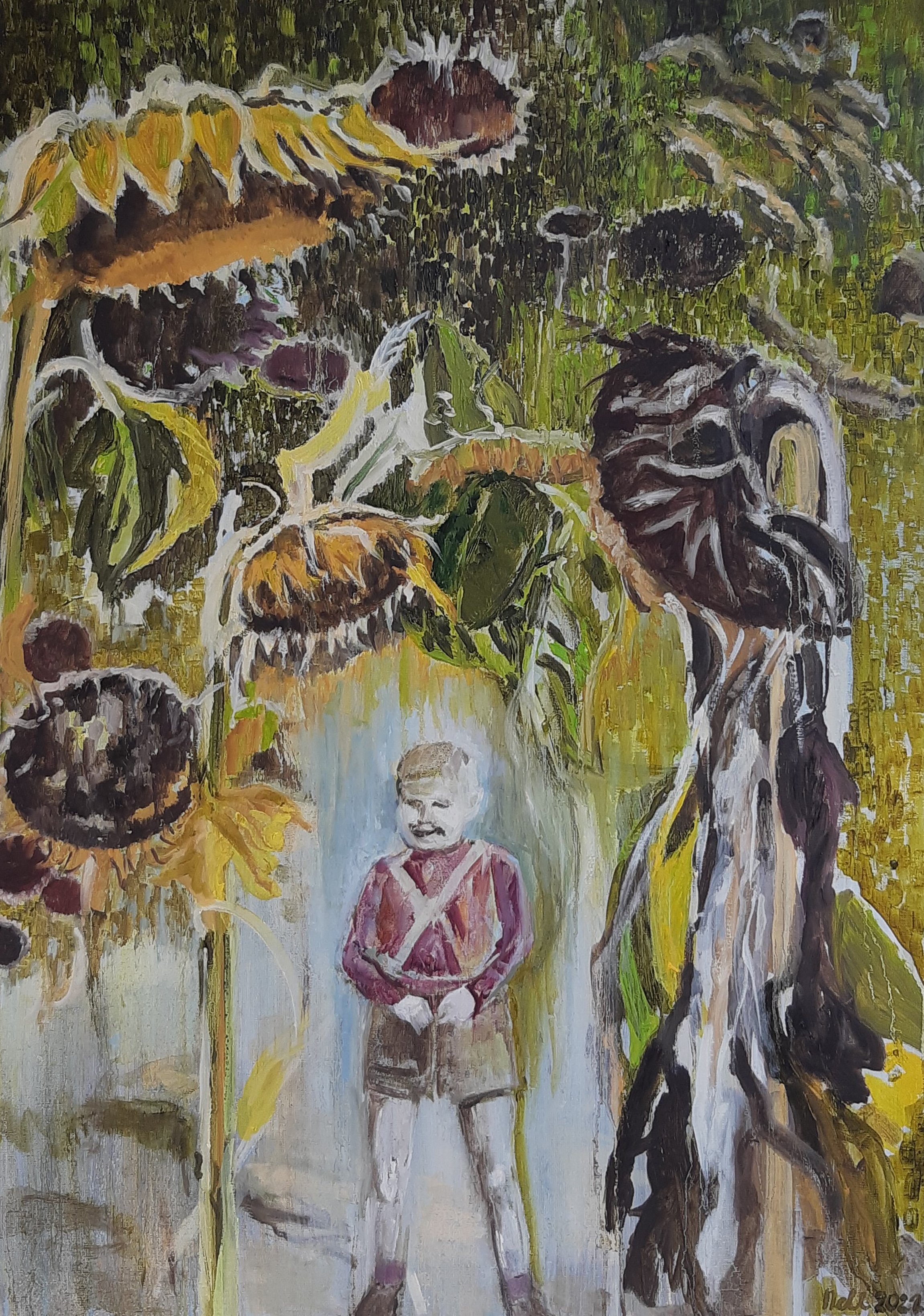 Prédestination 2019, olieverf op linnen, 70 x 100 cm