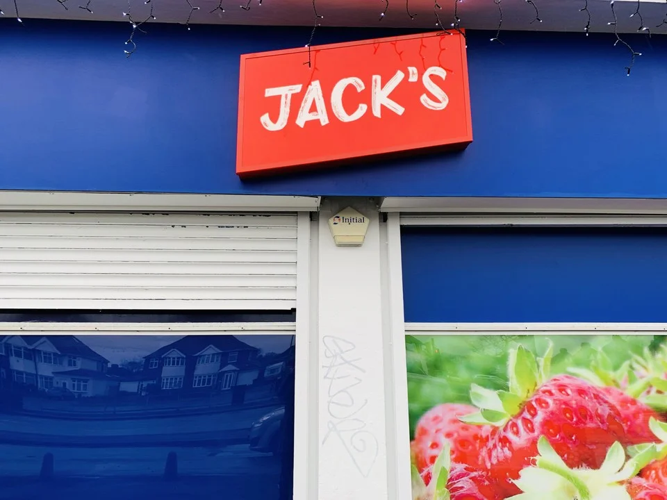 Jack's. Milk from Shropshire, lamb from Hertfordshire.