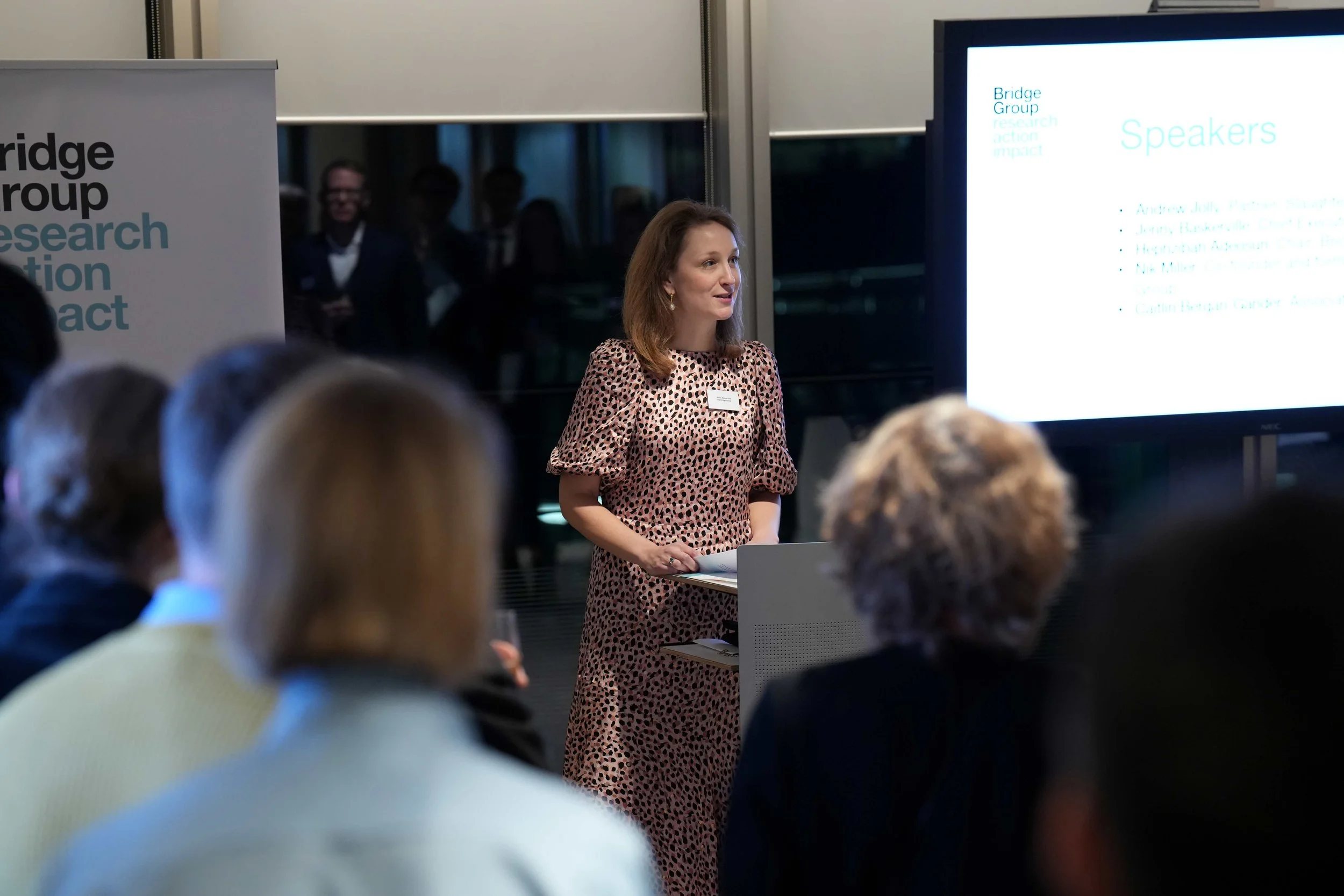   Jenny Baskerville, Chief Executive of the Bridge Group.  