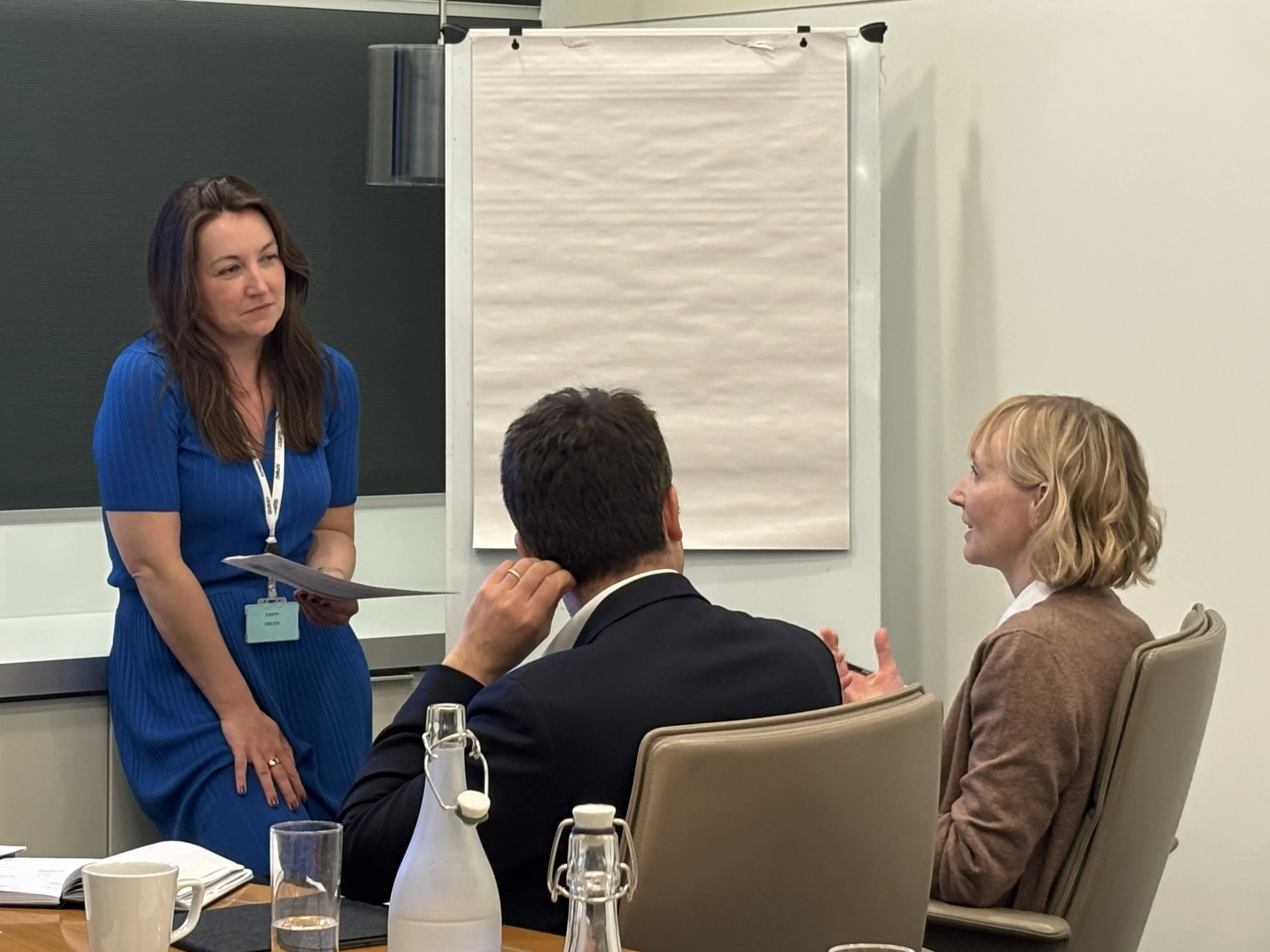 From left to right: Claire Jackson, Mikael Down, Dr Louise Ashley