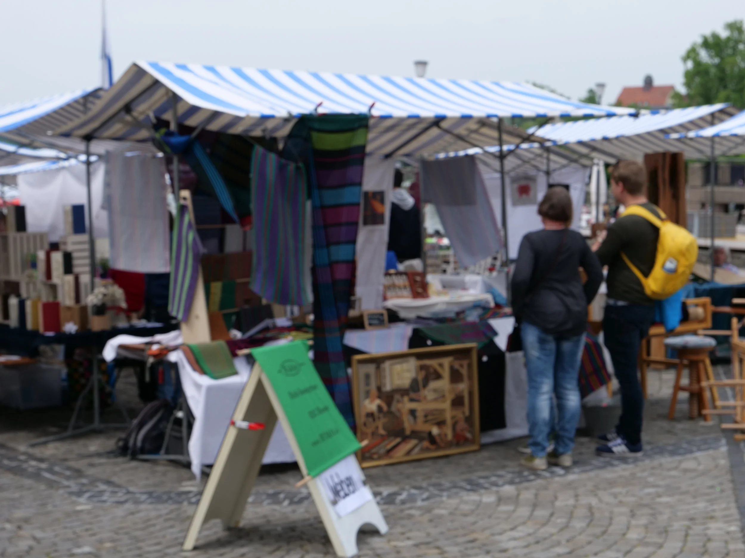 18. Mai 2019 Handwerkermarkt in Zug mit Demo-Stand