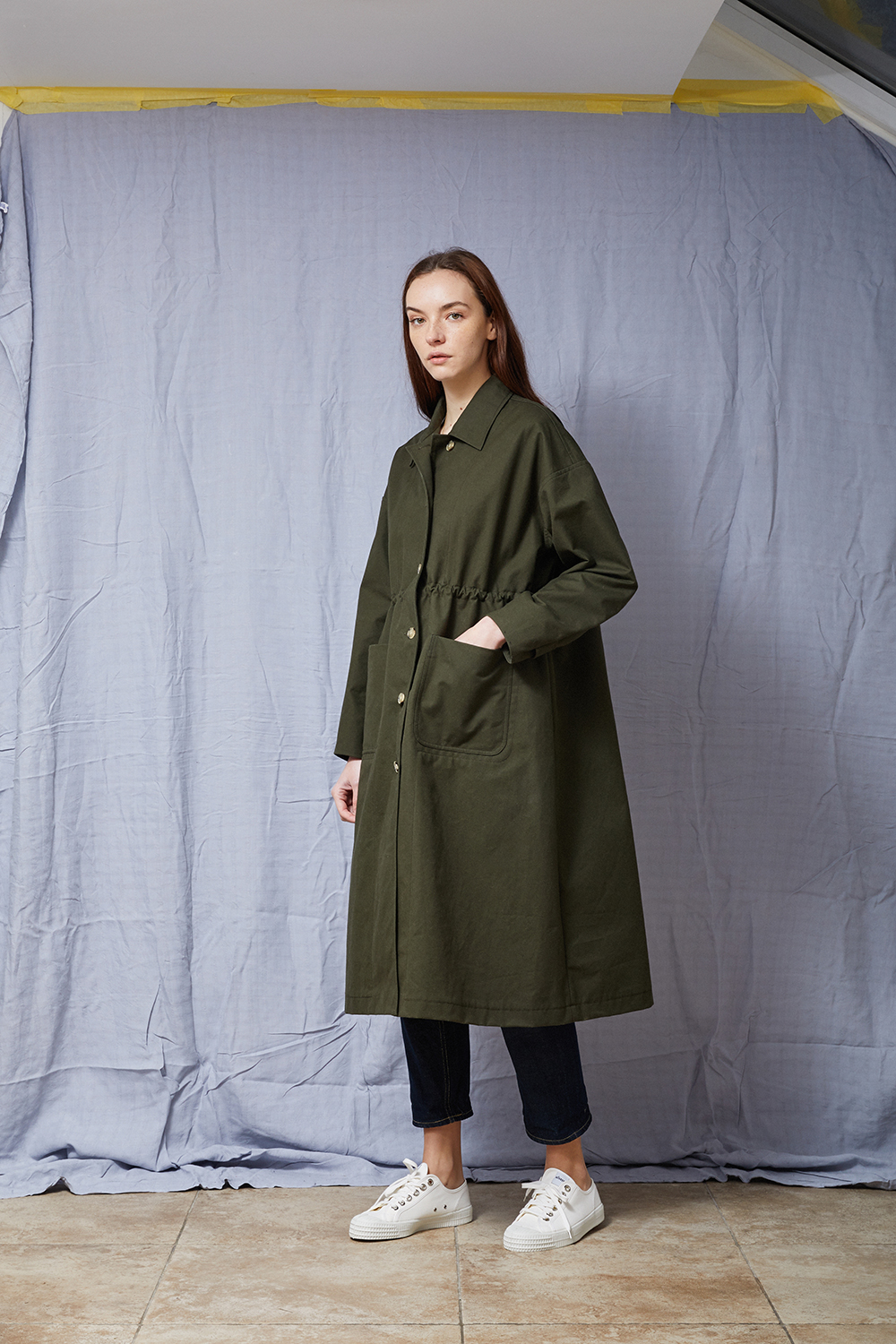 Waxed Cotton Trench — The Joan Project