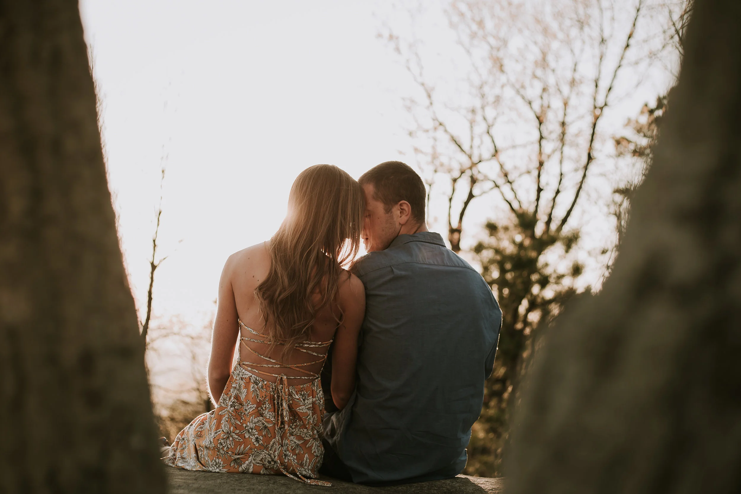 This is my best friend and her boyfriend and it was SO great getting to take their pictures at Pilot Mountain! I also had fun going shopping with her and helping her pick out the gorgeous dress she had on!