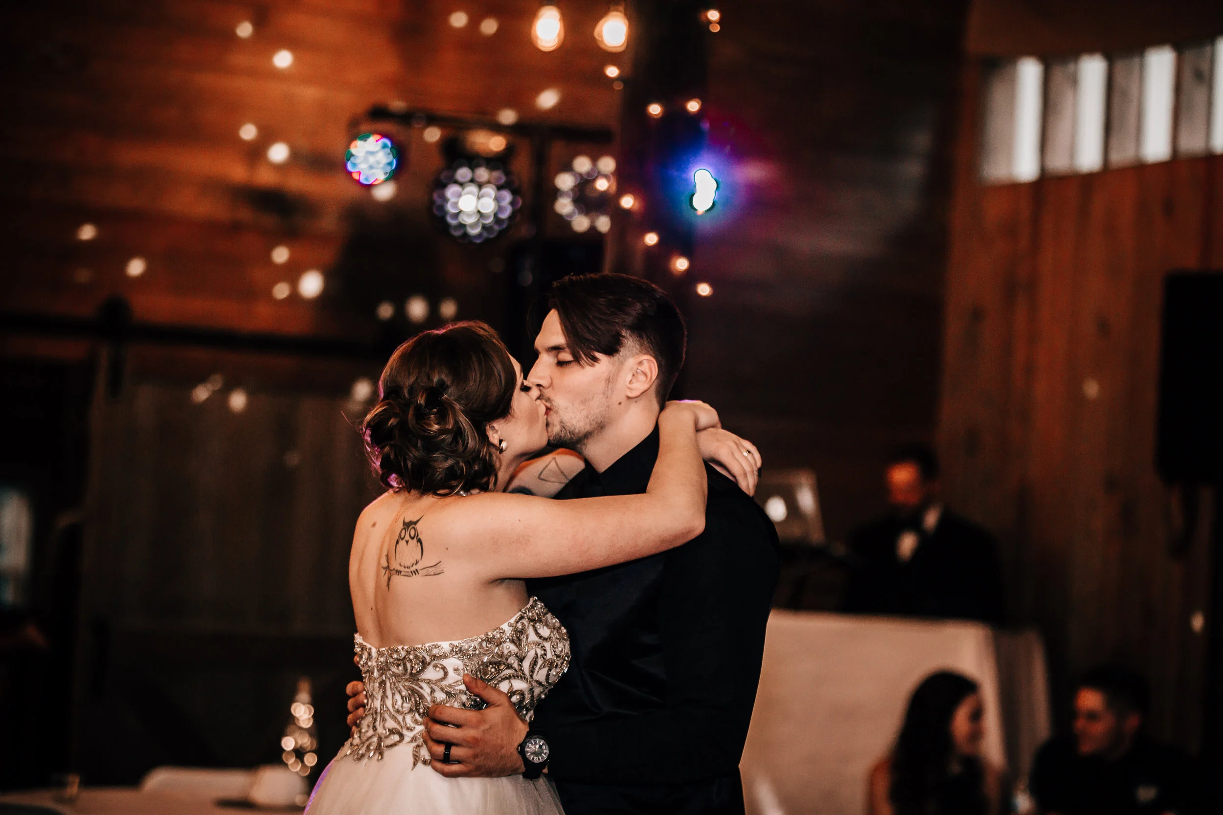 & after the ceremony we went to the barn and the reception was a blast! Aren’t they gorgeous?!