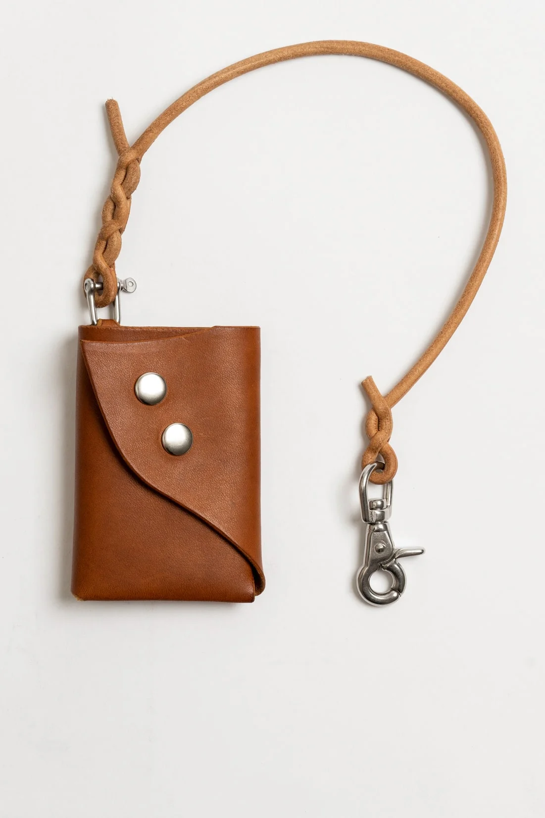 Lang made wallet and lanyard made in England