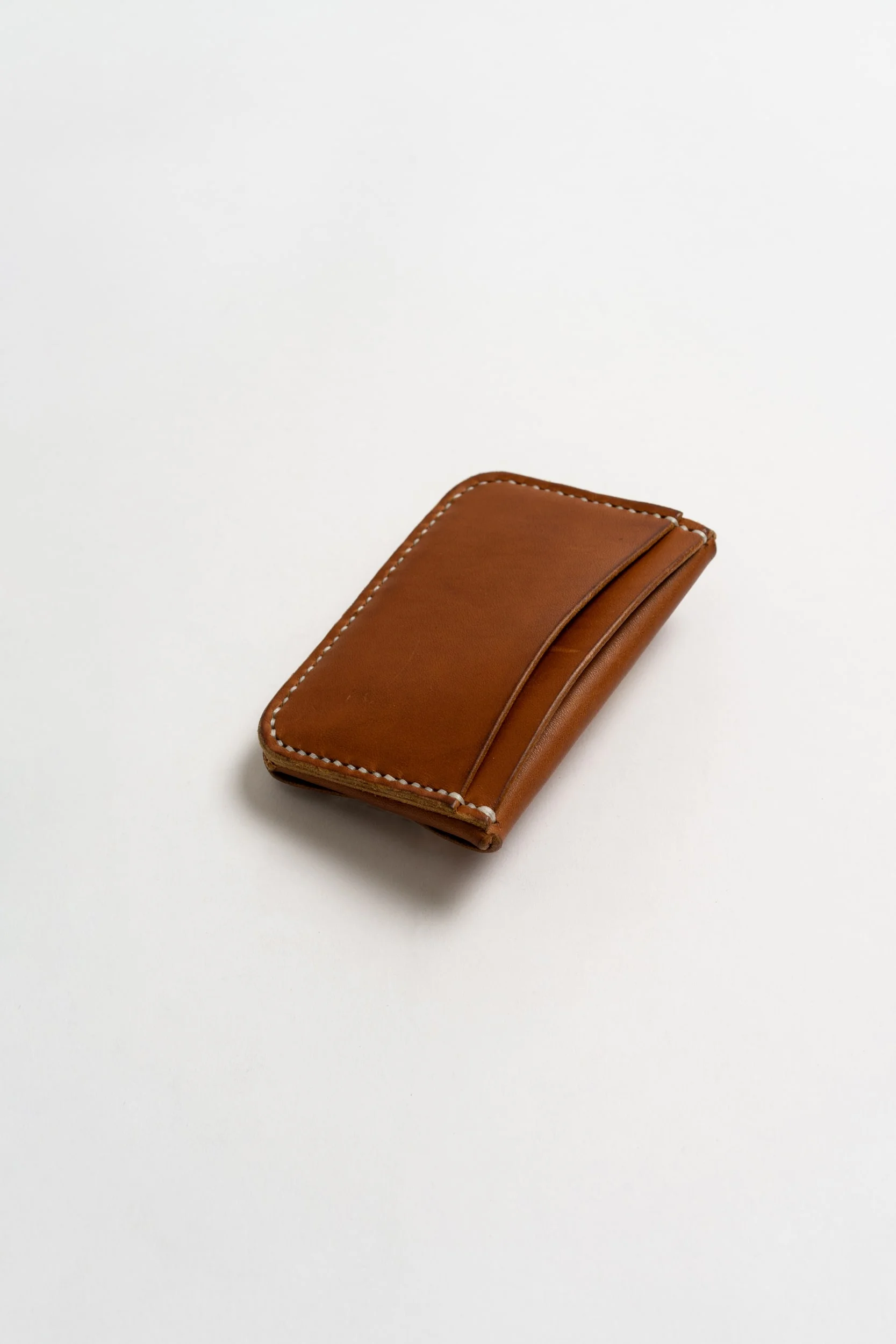 Made in Liverpool Tiroler Wallet in Leather Beech credit card holder