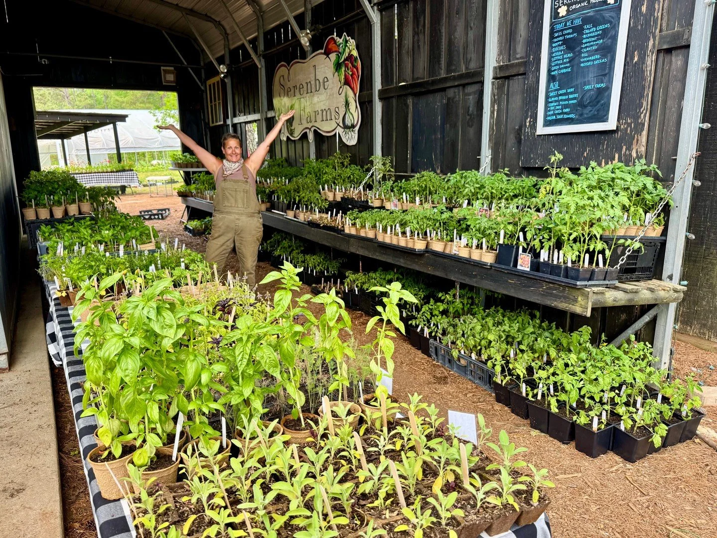 Miss the Serenbe Farms Plant Sale this past Saturday? Lucky you, your second chance is blooming 🪴⁠
⁠
Round two is happening tomorrow at the Serenbe Farms Tuesday Pop Up. Come scoop up beautiful plants, stock up on fresh veggies, and chat with the fa