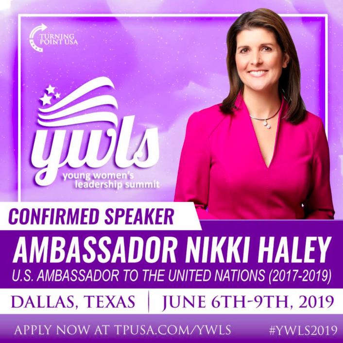 Ambassador Nikki Haley speaking to women in Texas