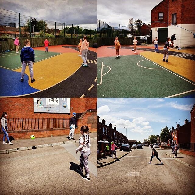 Having a socially distanced blast with the fab kids on our Divis Youth Project &lsquo;Green Peas &amp; Barley O&rsquo; project.  Short film coming soon! #kickids #divisdivas #artsmatterni #creativelearning #pandemiccreativity Big thanks to @artscounc
