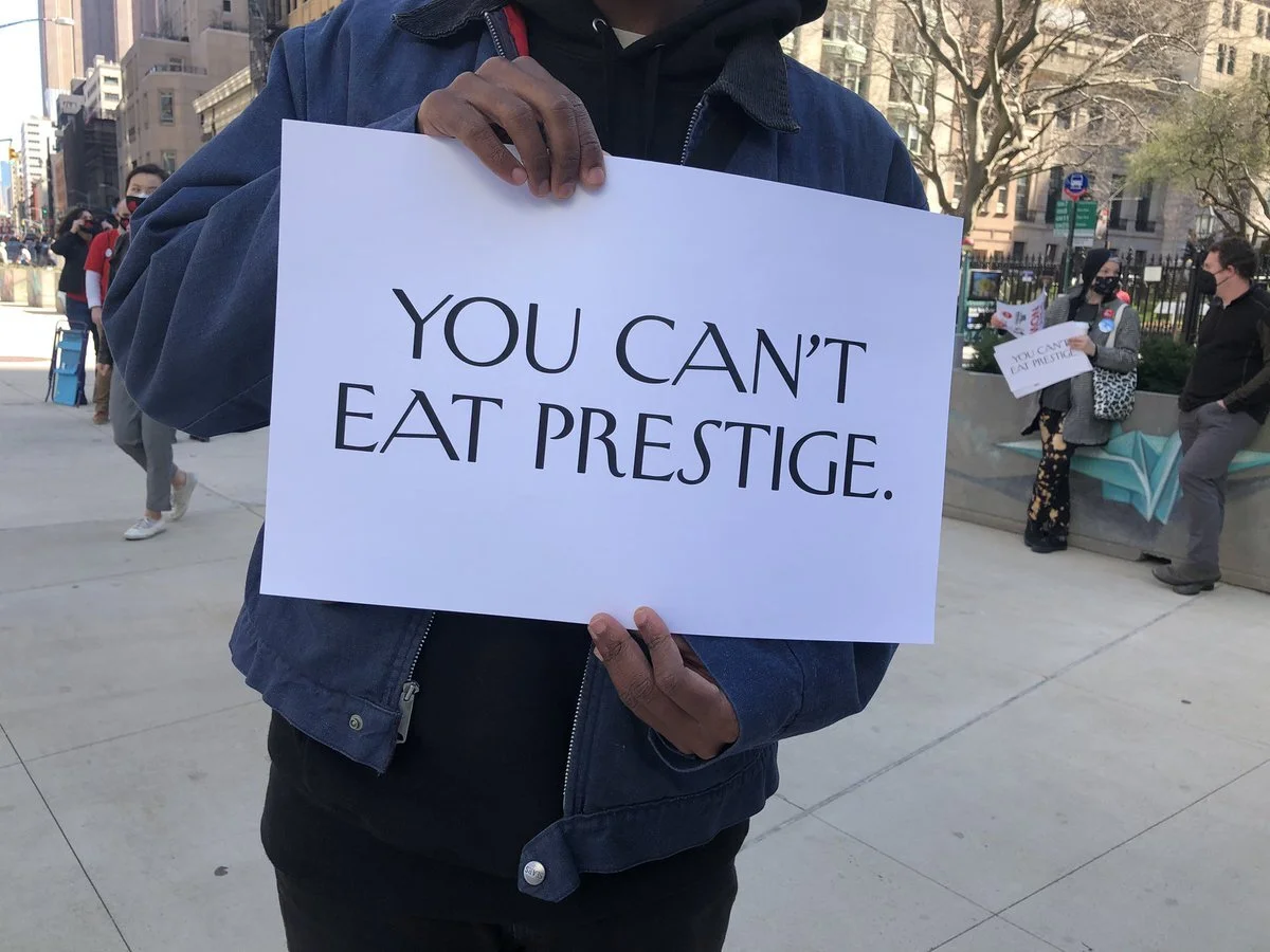 "We work for a magazine whose logo is a literal dandy with a top hat, but we are part of the labor movement." Interview with David Muto of the New Yorker Union.