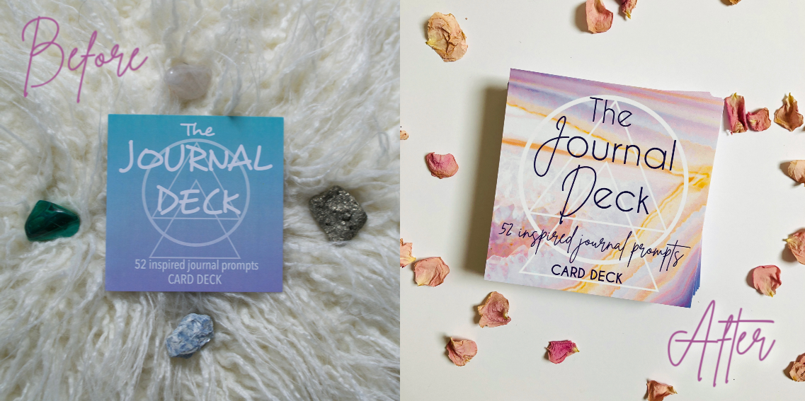 First edition design versus second edition design.