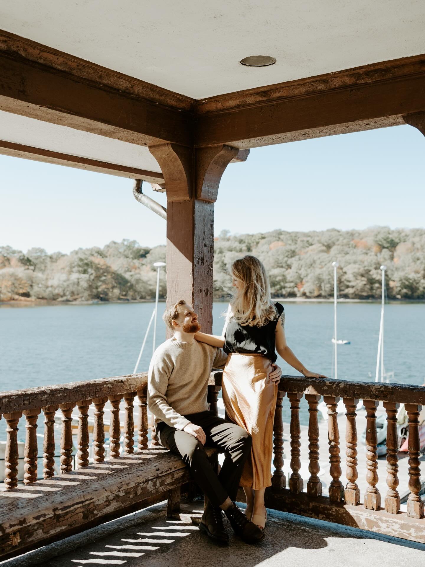 I had the privilege of capturing engagements for an old friend and it was so good to reunite after over 10 years! We took photos in a place so important to them, where I go walking often near my house but have never taken engagement photos there, and