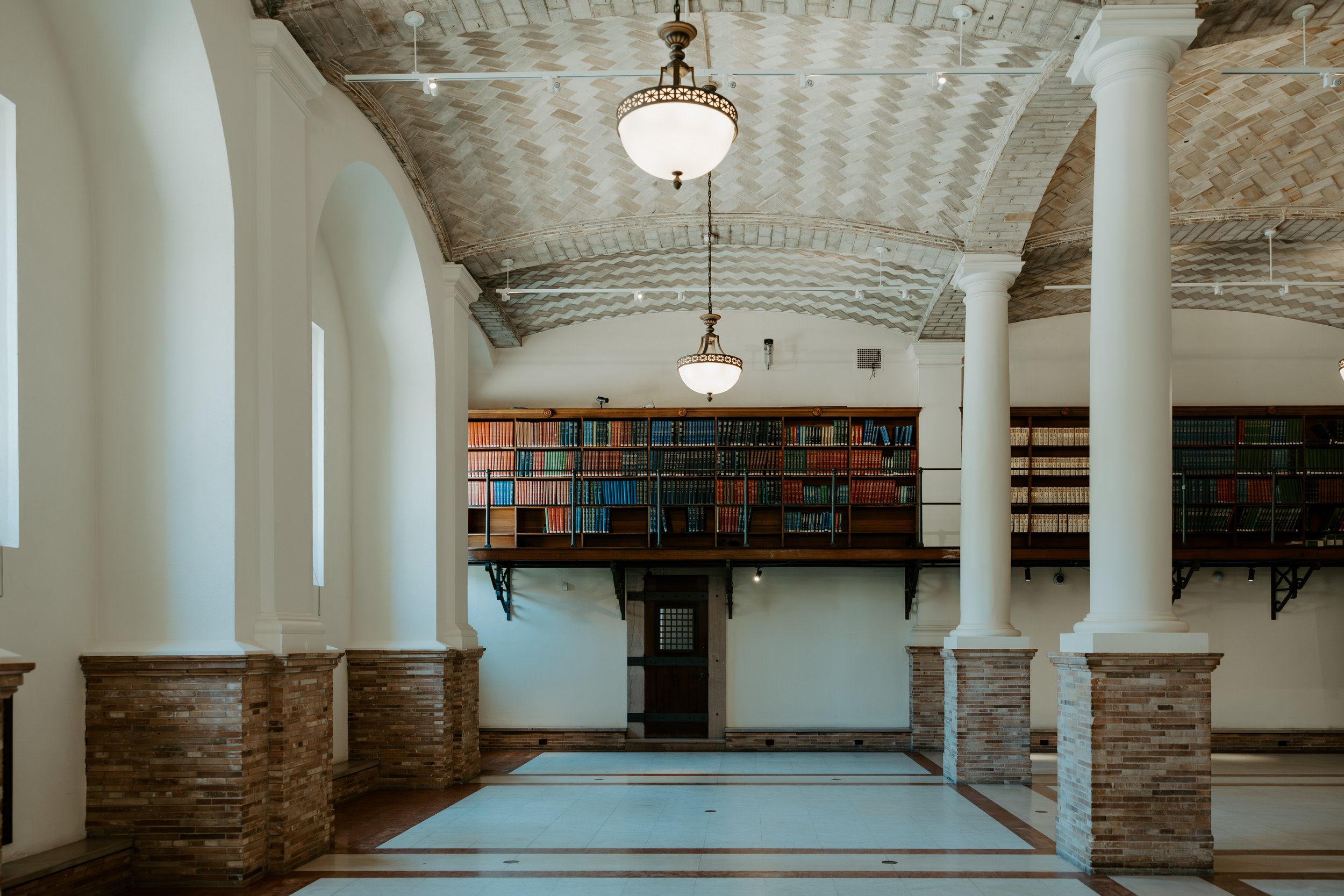 The inside of Boston elopement location Boston public library