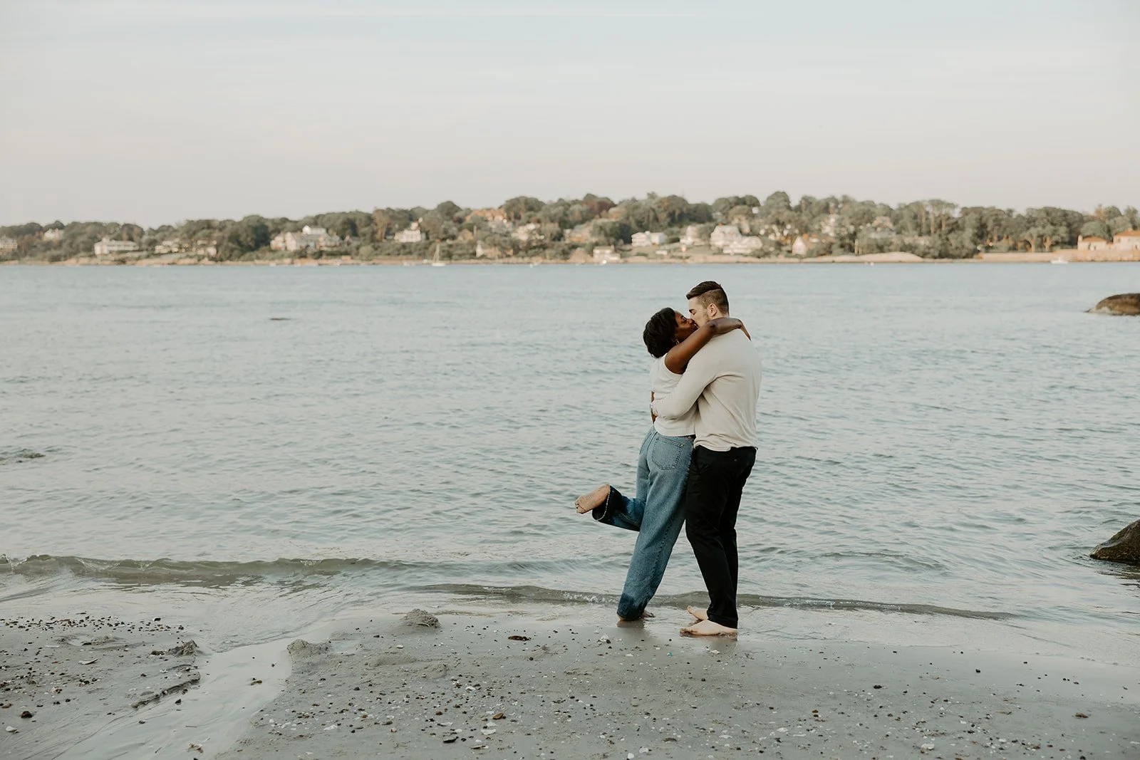 A Classic Beach Engagement Photoshoot at Wingaersheek Beach