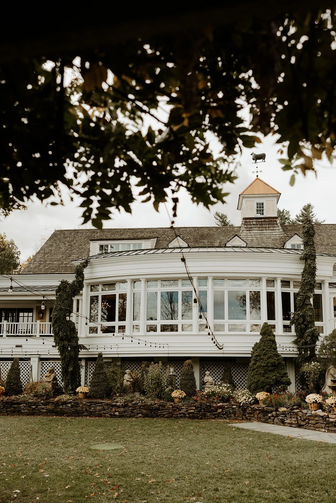 The venue exterior of bedford village inn