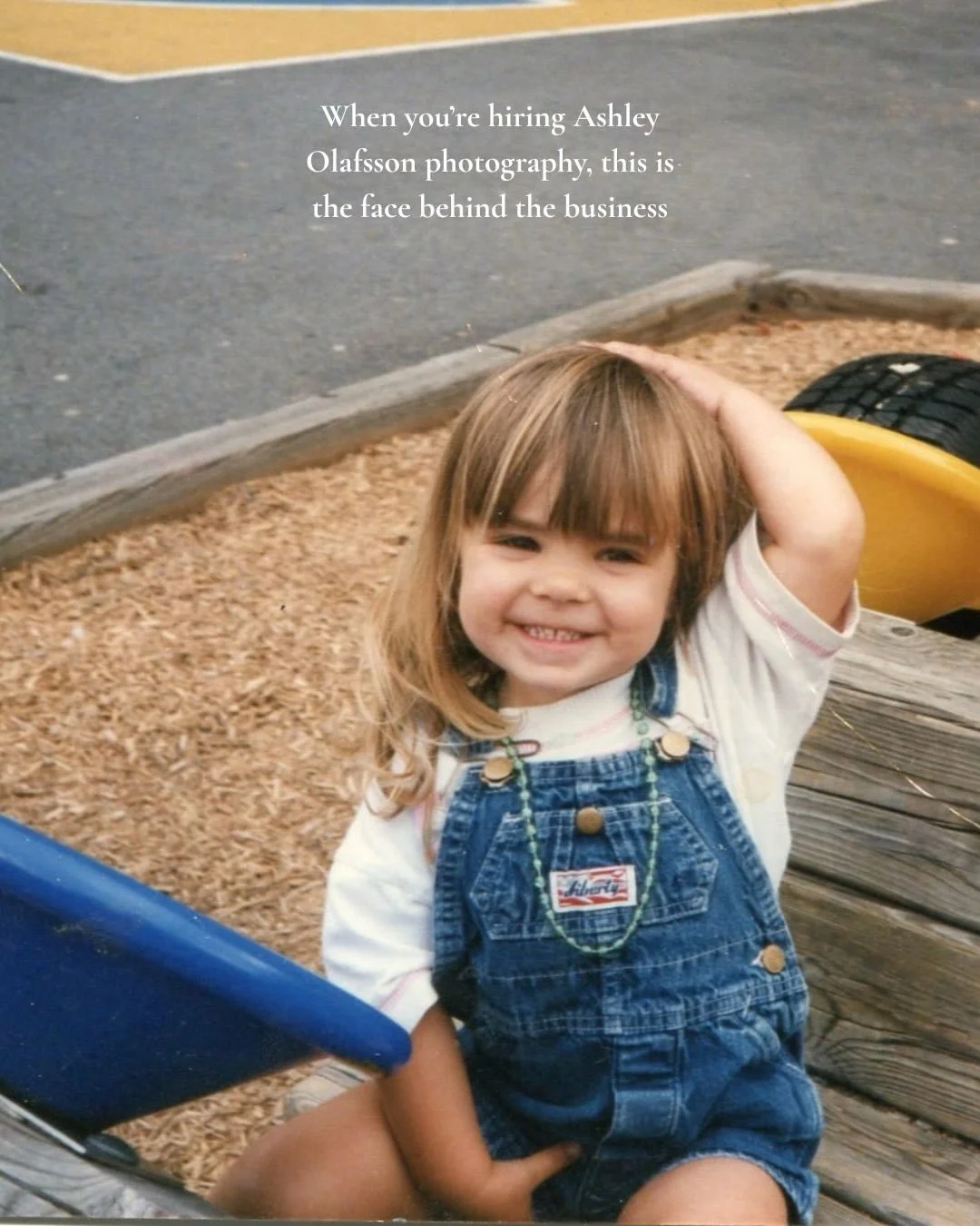 I had to hop on this trend 😭 The face behind the business, little ol&rsquo; me 🥹