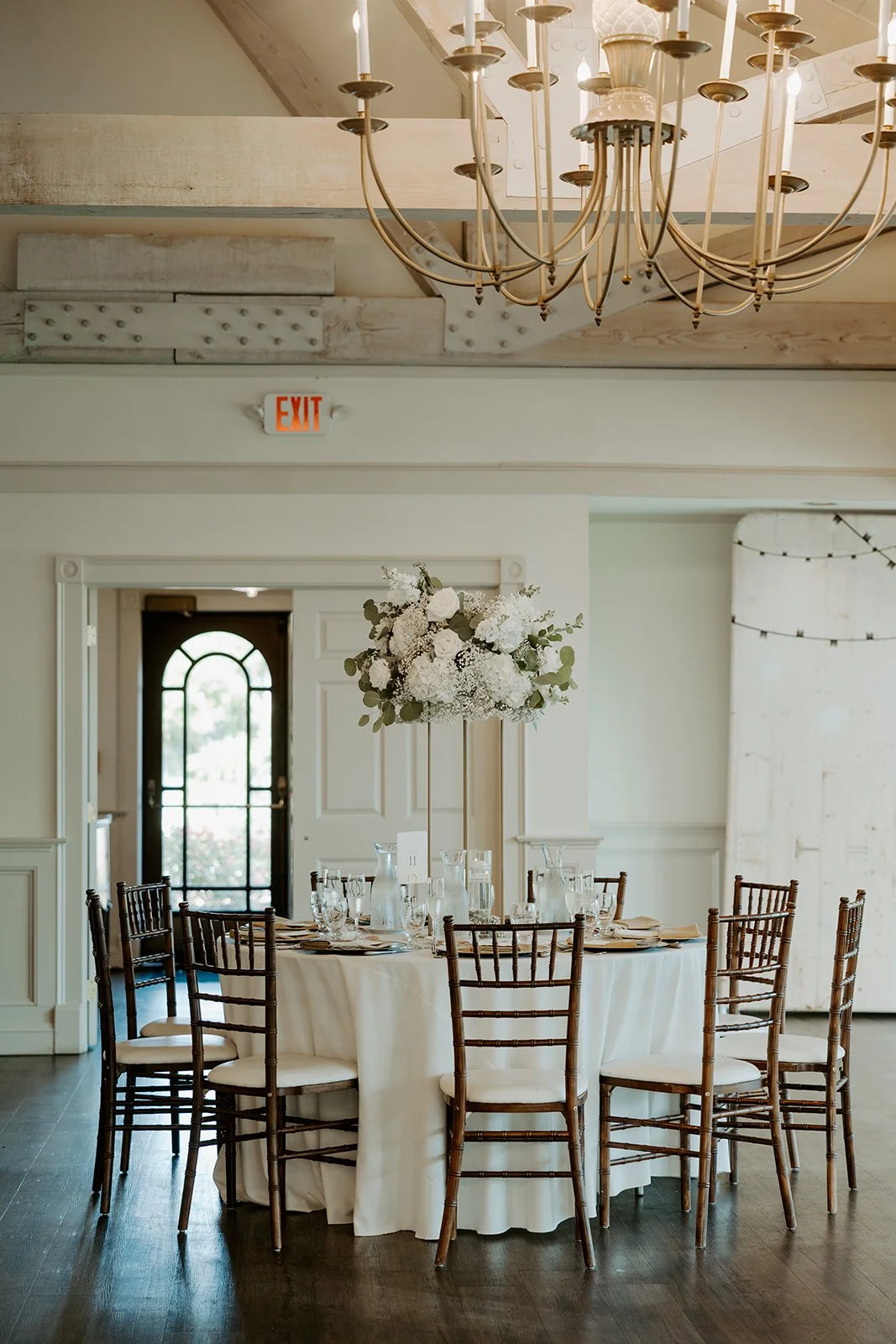 An indoor wedding reception setup showing how to plan a wedding in boston