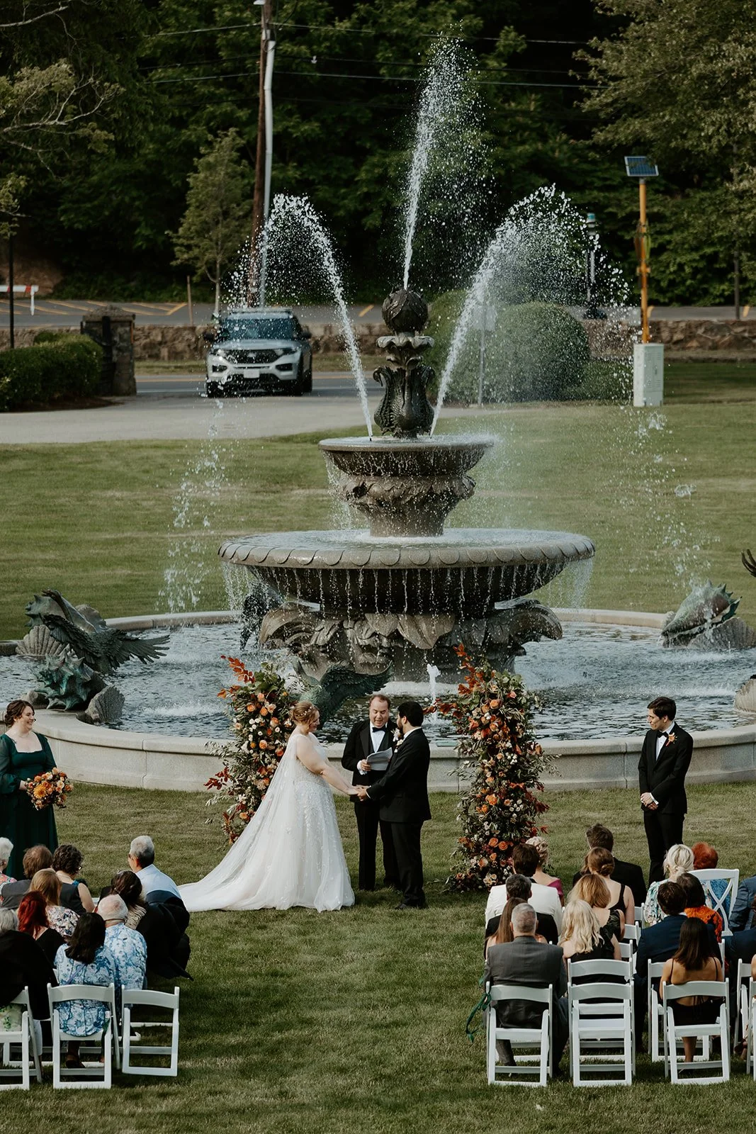 A wedding ceremony setup for inspiration for your wedding planning checklist
