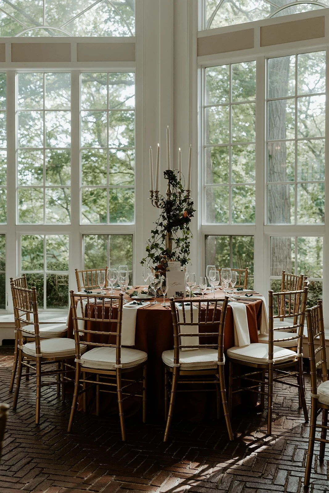 A wedding table setup for inspiration for your wedding planning checklist