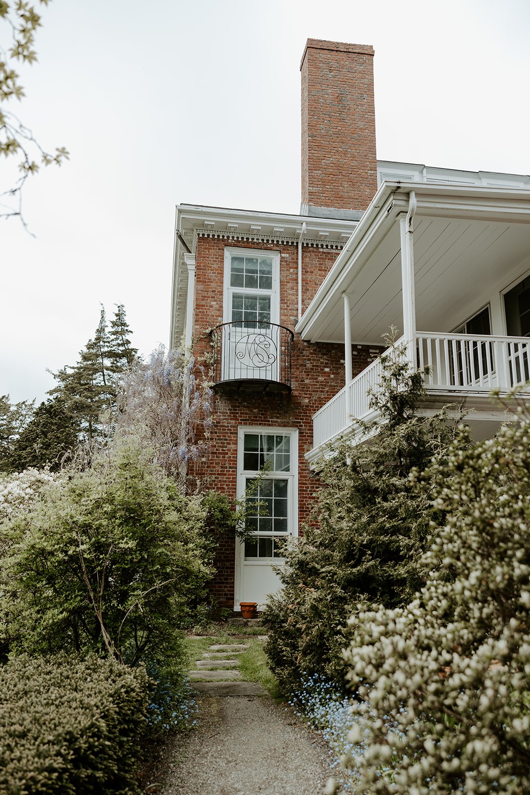 Views from a garden wedding venue showing why spring is the best time to get married