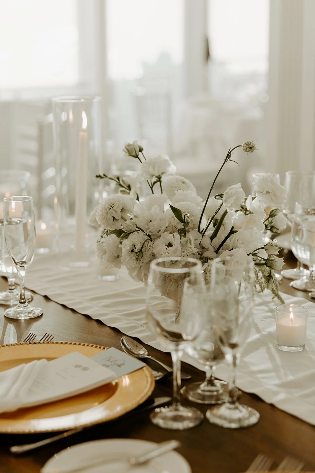 Wedding design for a coastal wedding setting