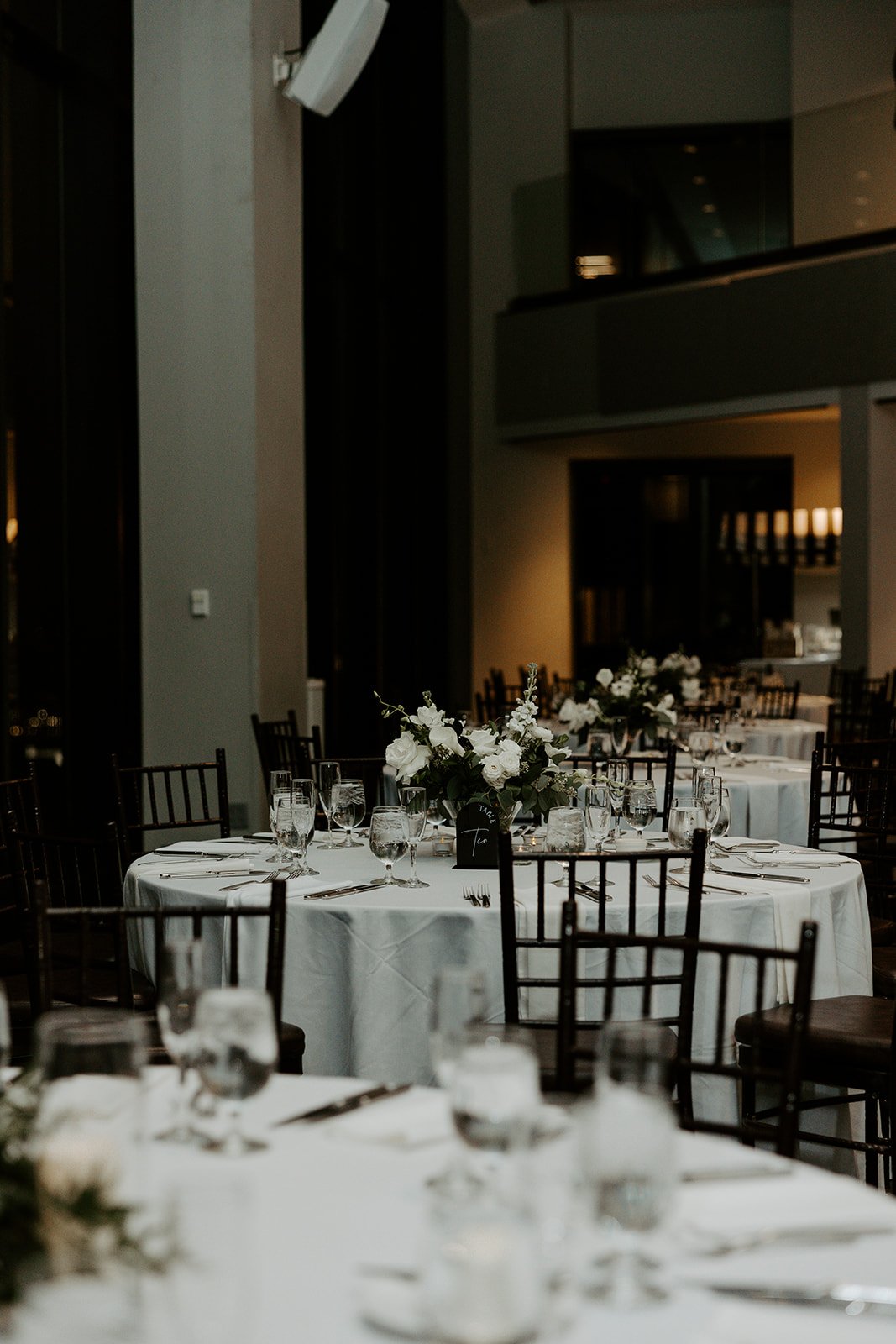A black and white wedding design