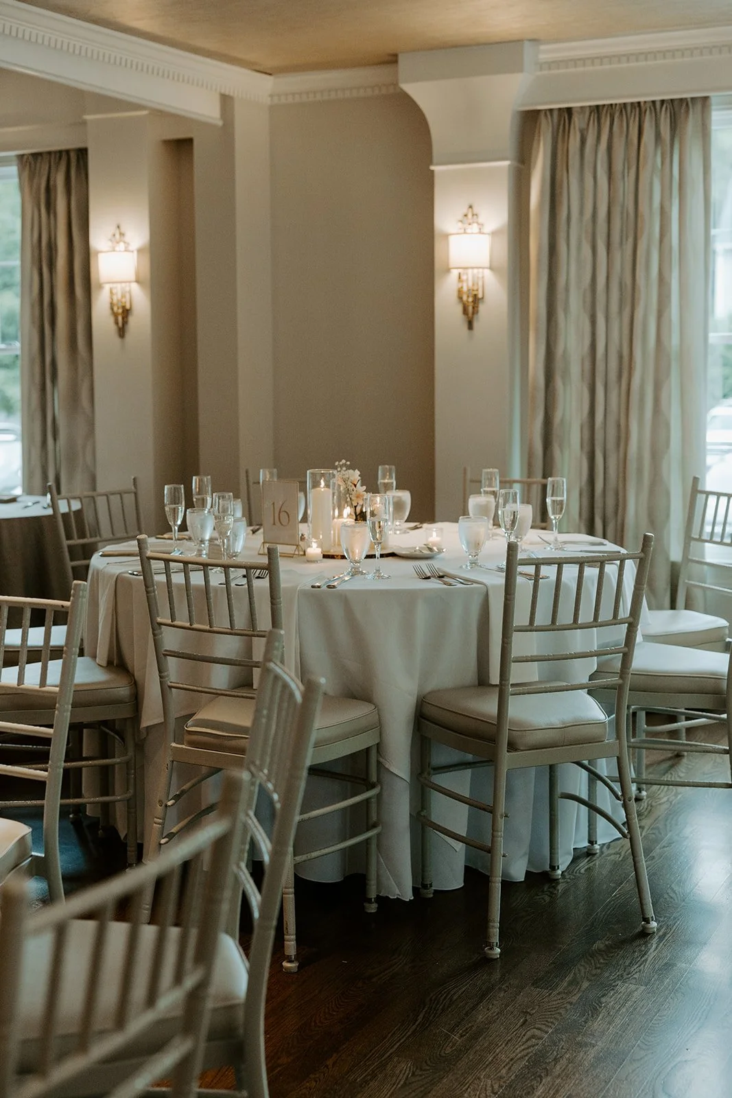 A wedding reception at Saphire Estate
