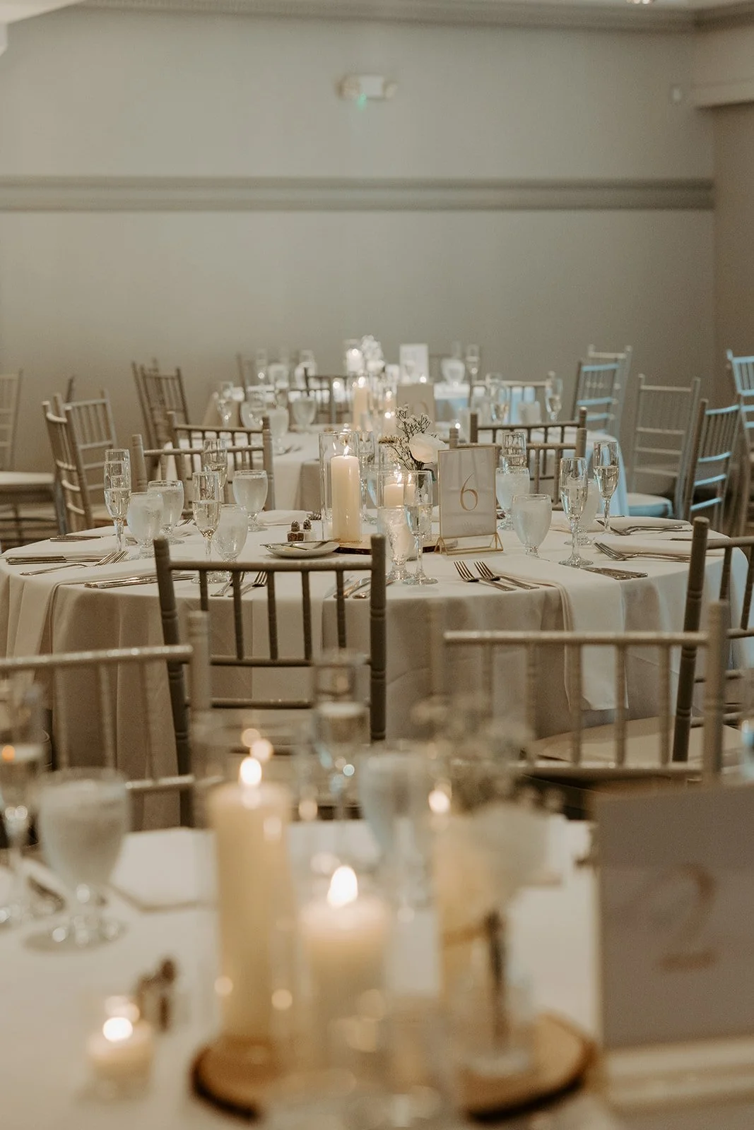 A wedding reception at Saphire Estate