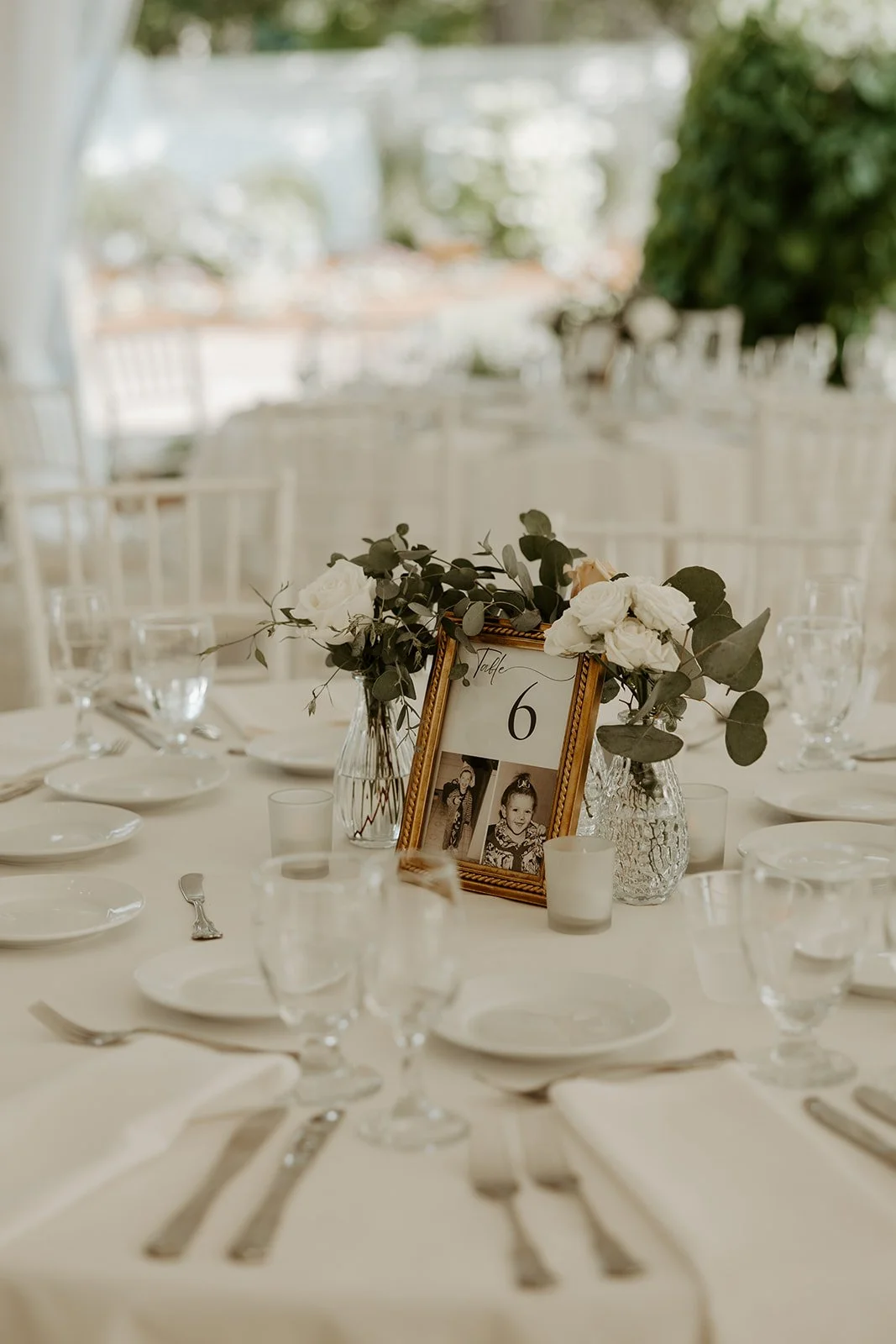 A Villa South Shore wedding reception