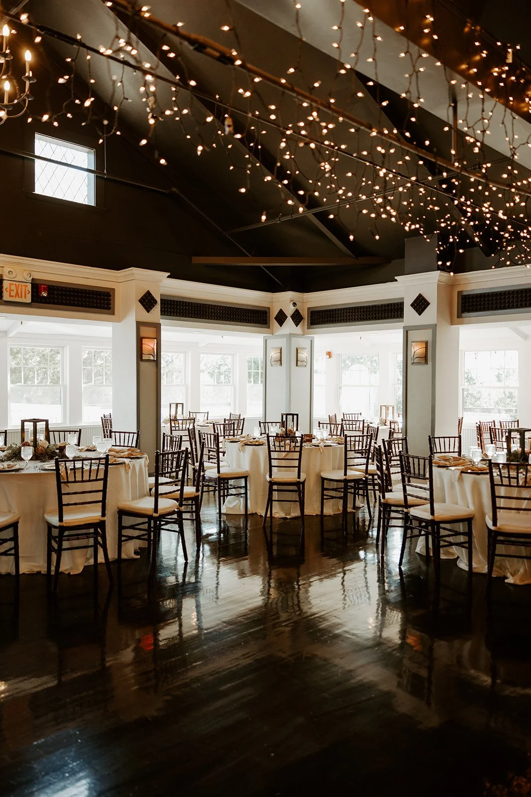 A wedding reception at a South Shore wedding venue