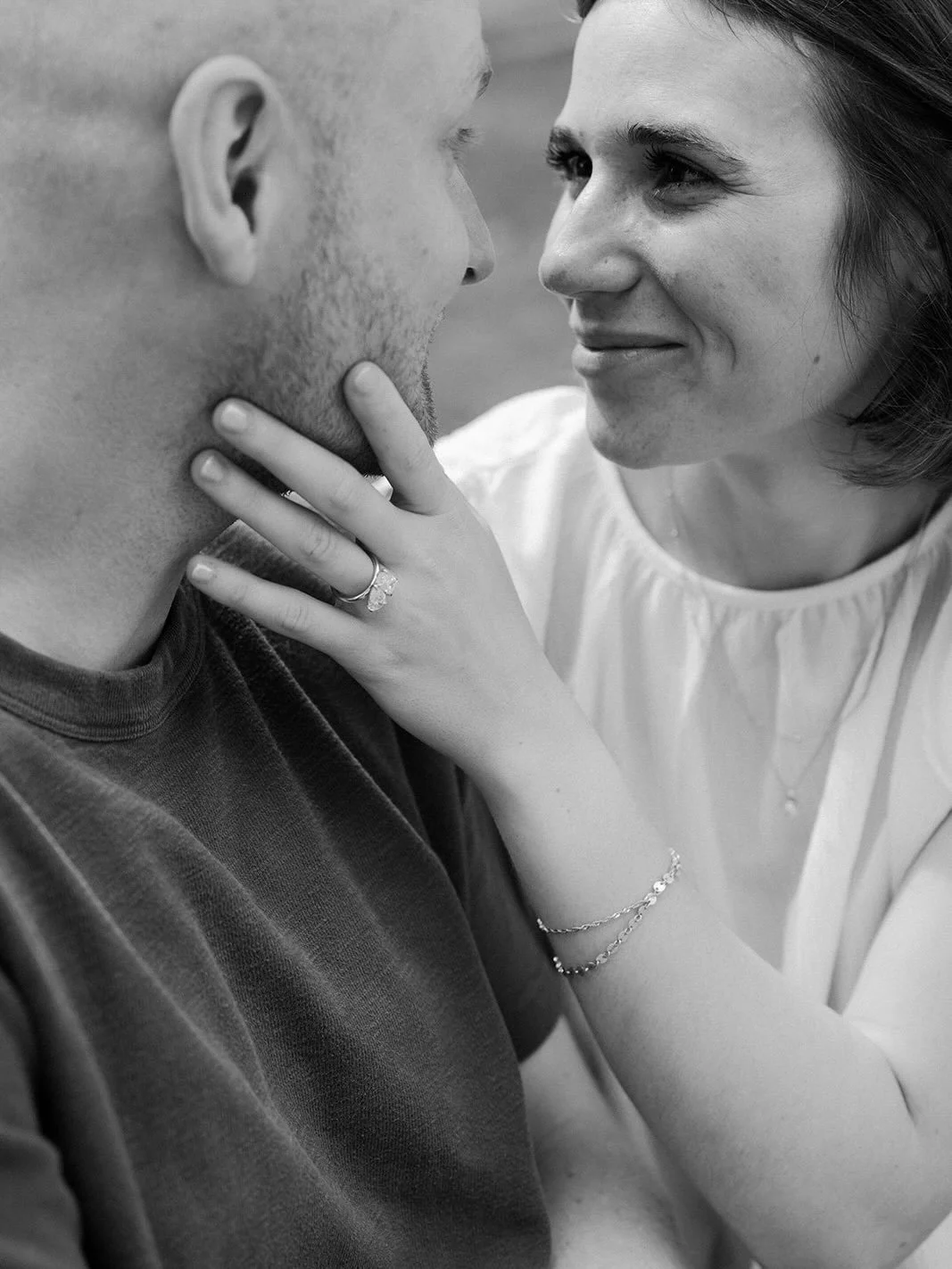 George and Hailey live in San Francisco now, but George knew he had to propose at a spot that held so much meaning back in Boston where they had their first kiss 🥹 So that&rsquo;s exactly what he did when they had a trip planned back to New England 