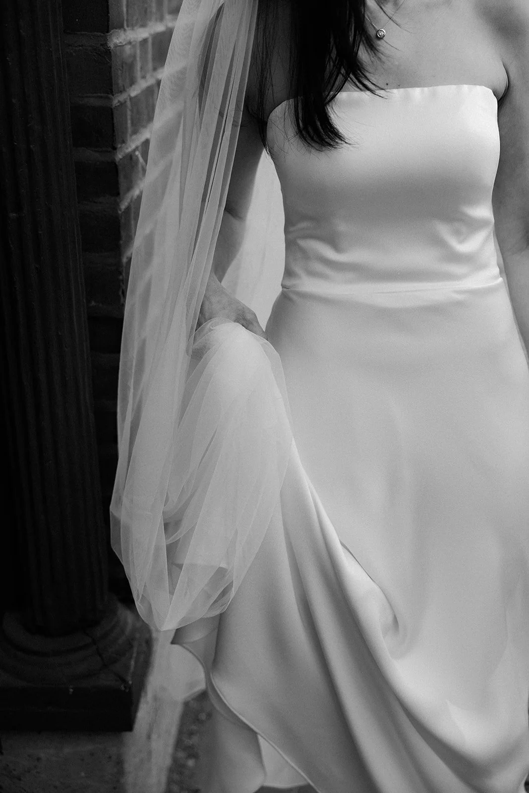 Bride detail photos in black and white, by a Boston wedding photographer