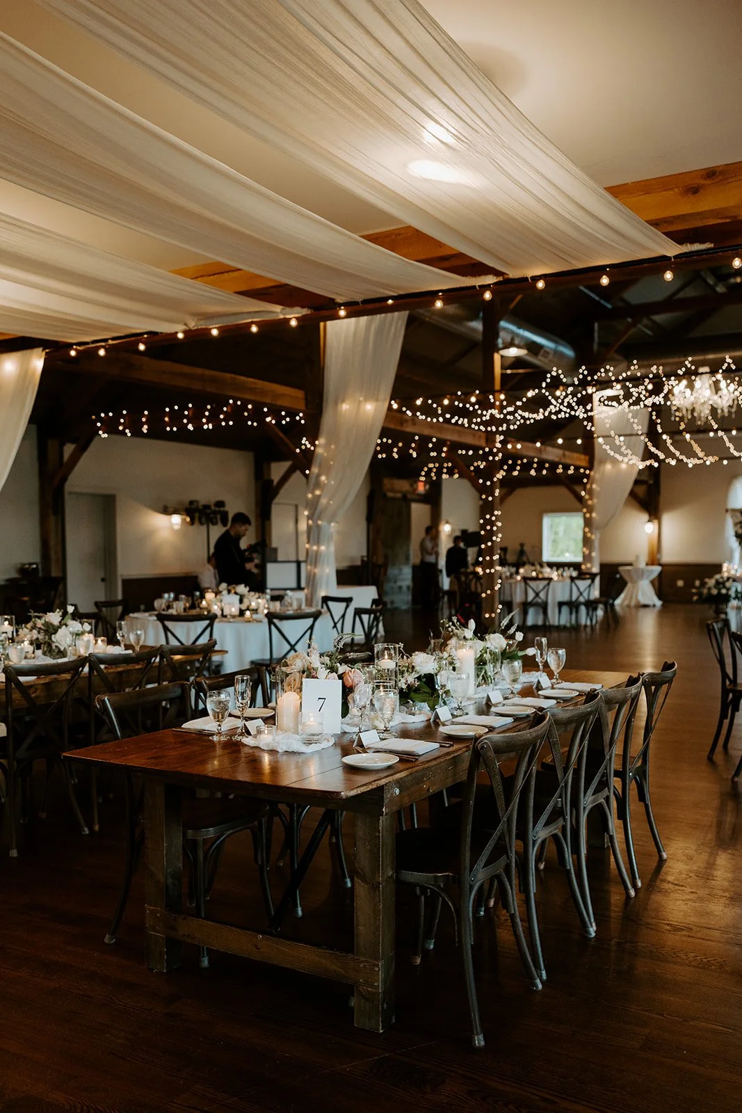 A wedding reception in Boston
