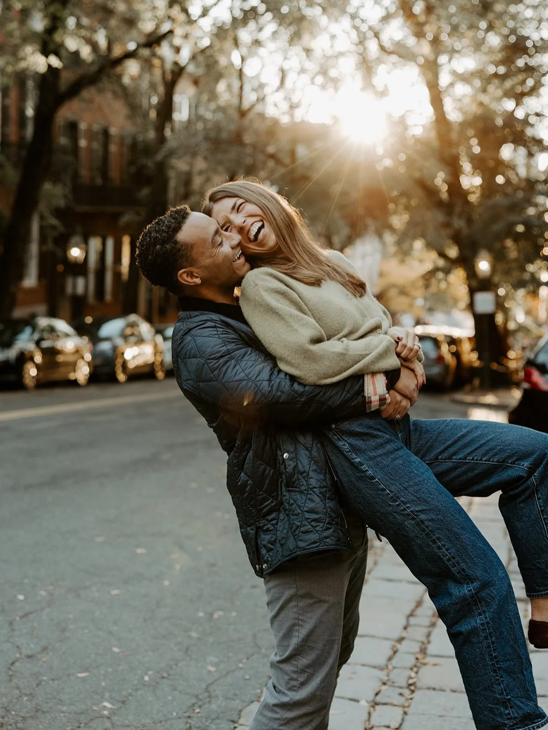 Beacon Hill has never looked so good! I got to chase the sun around one of my favorite parts of the city with Emma &amp; Keith and we had the absolute best time ☀️ So excited for their backyard Cape wedding next year!