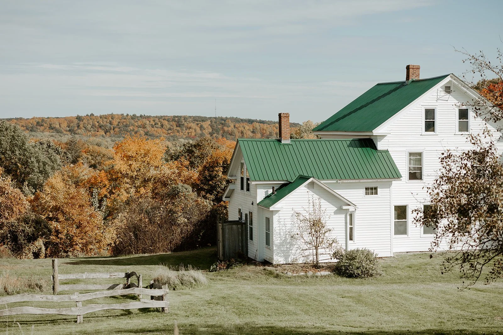 A view from Valley View Farm in the fall
