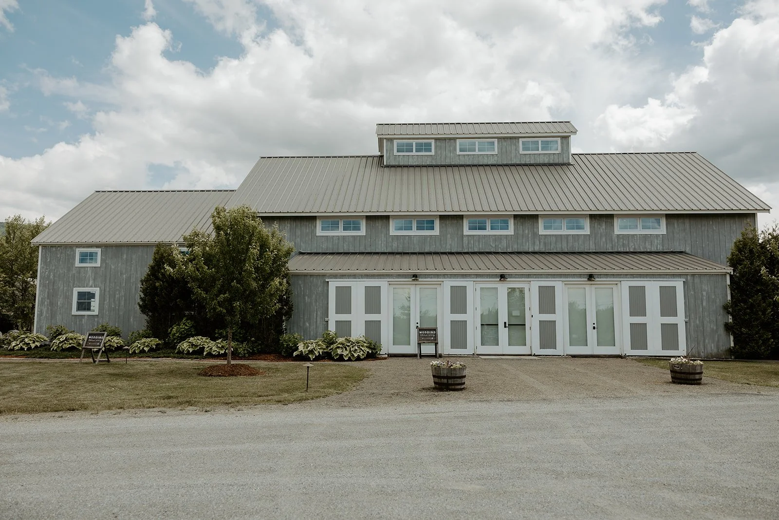 A vermont wedding venue, The Barn at Smugglers' Notch