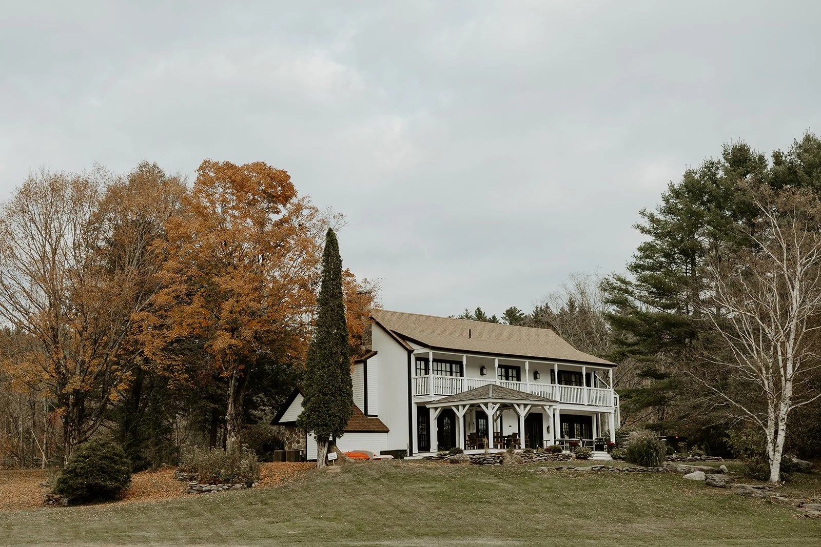 Farm Road Estate in the fall